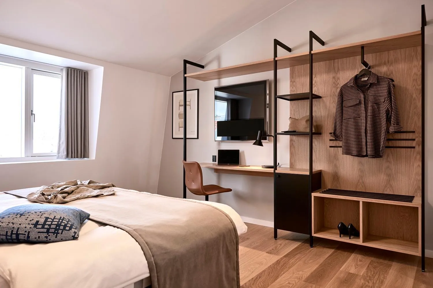 Bed in Hotel Oasia Aarhus City