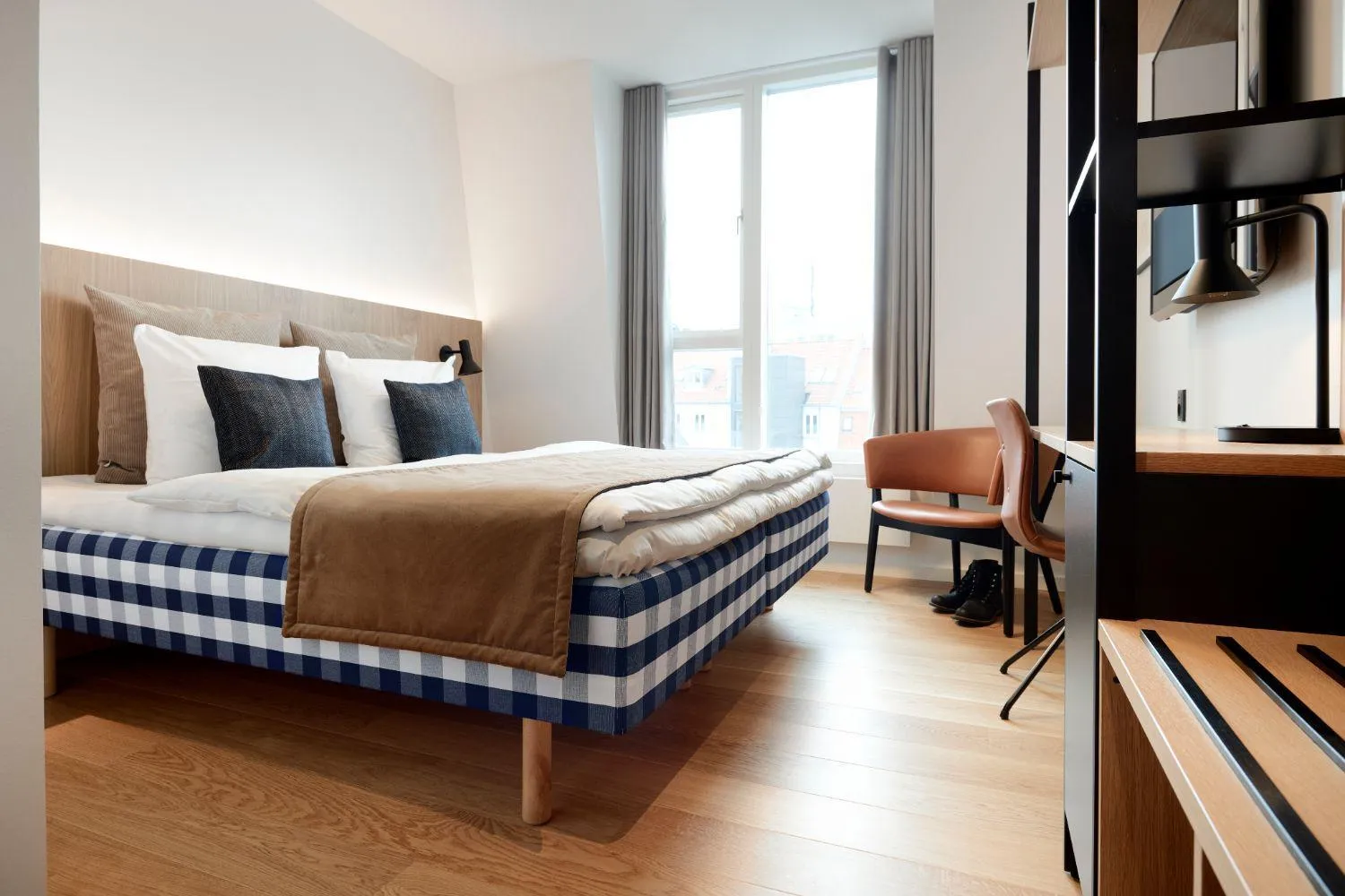 Bed in Hotel Oasia Aarhus City