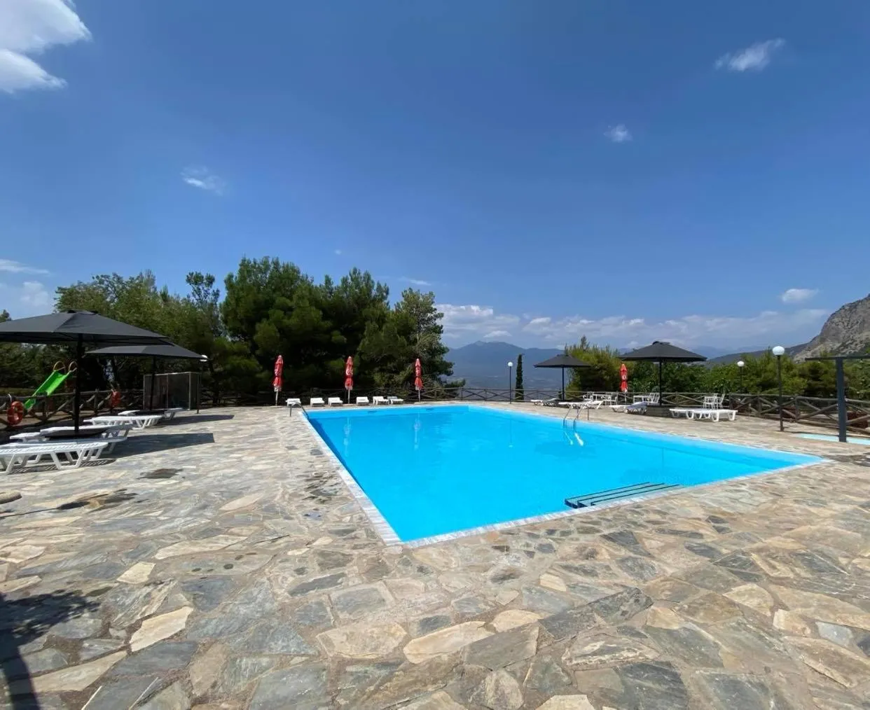 Swimming pool in Bungalow - Camping Apollon