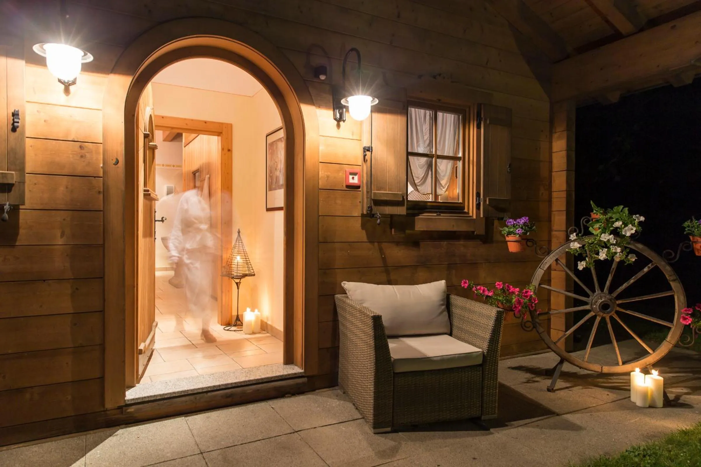 Sauna in Hotel Burgfrieden