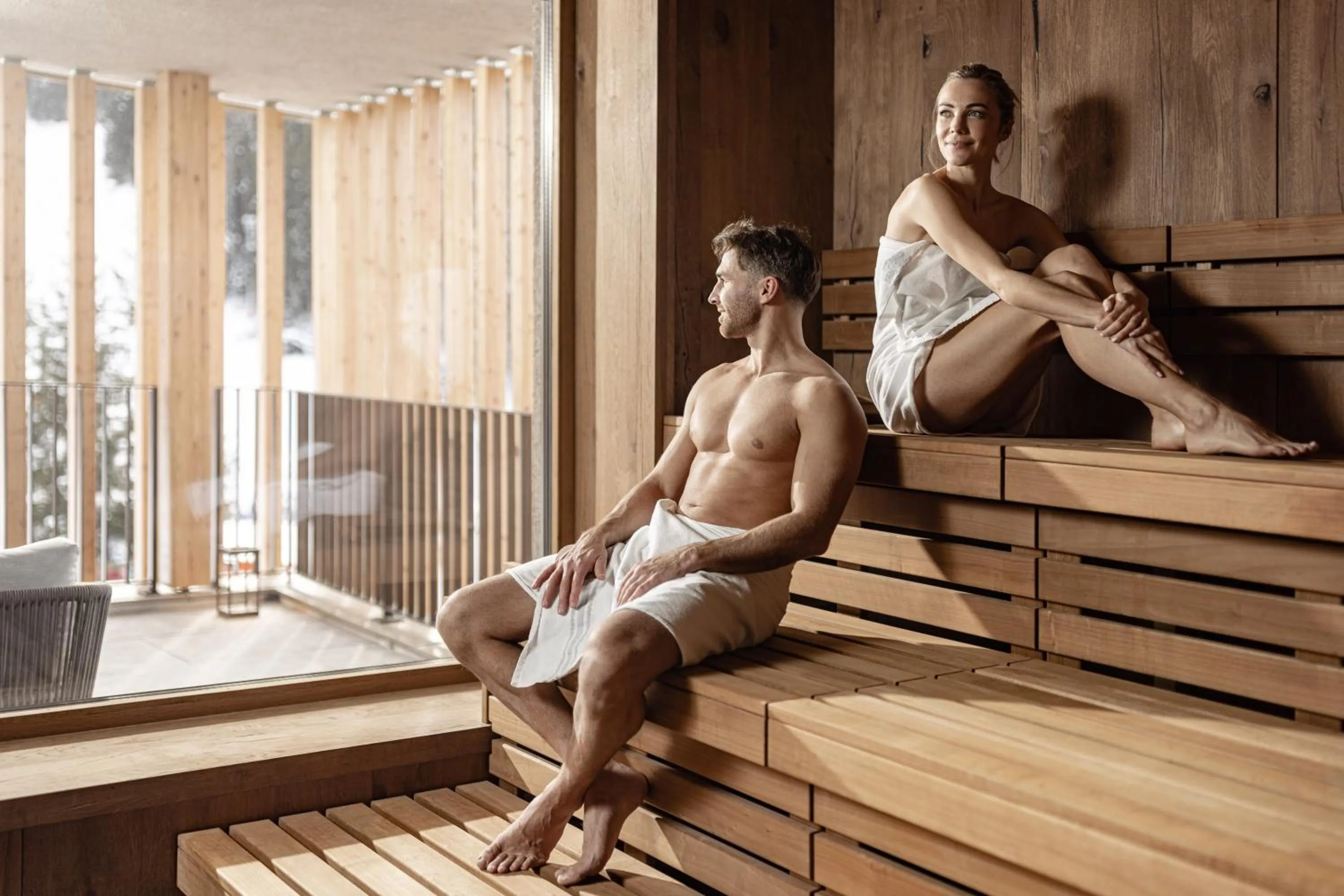 Sauna in Sporthotel Obereggen