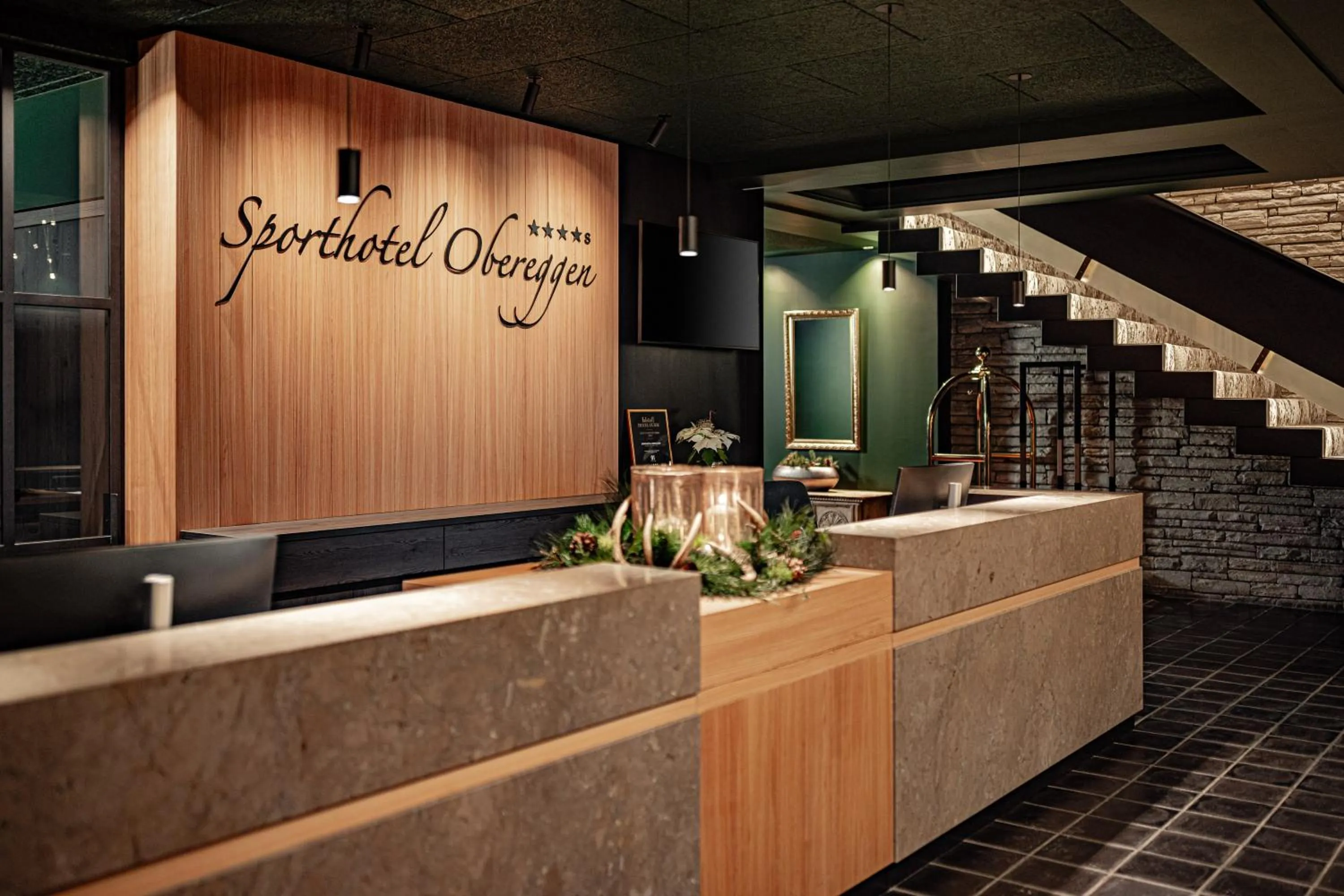 Lobby or reception in Sporthotel Obereggen
