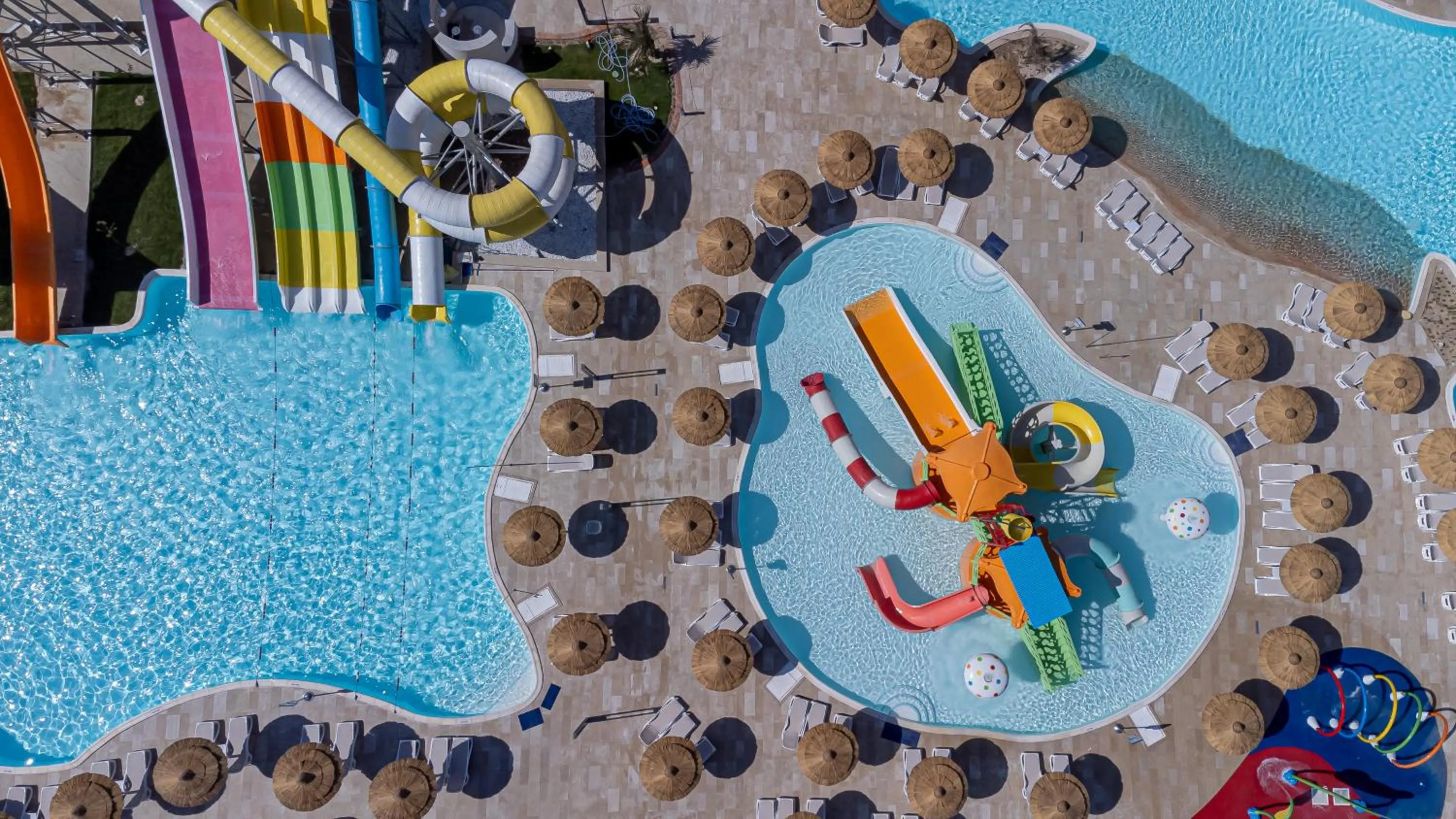 Aqua park in Amwaj Beach Club Abu Soma