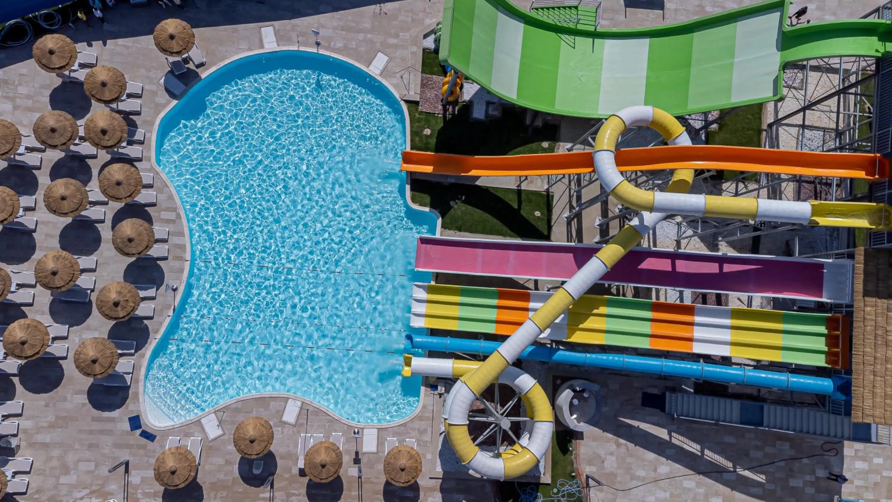 Aqua park in Amwaj Beach Club Abu Soma