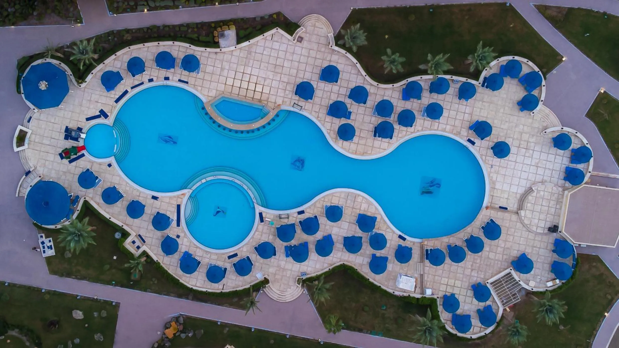 Swimming pool in Amwaj Beach Club Abu Soma