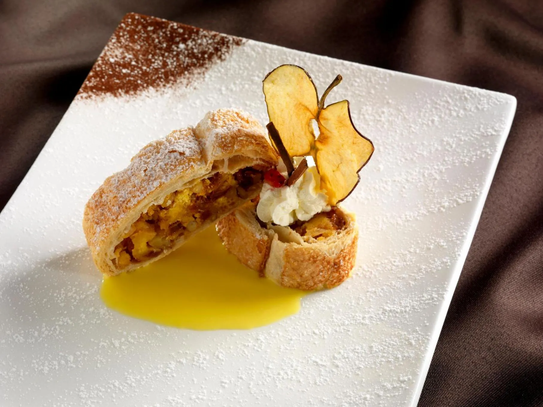 Food close-up in Hotel Garden