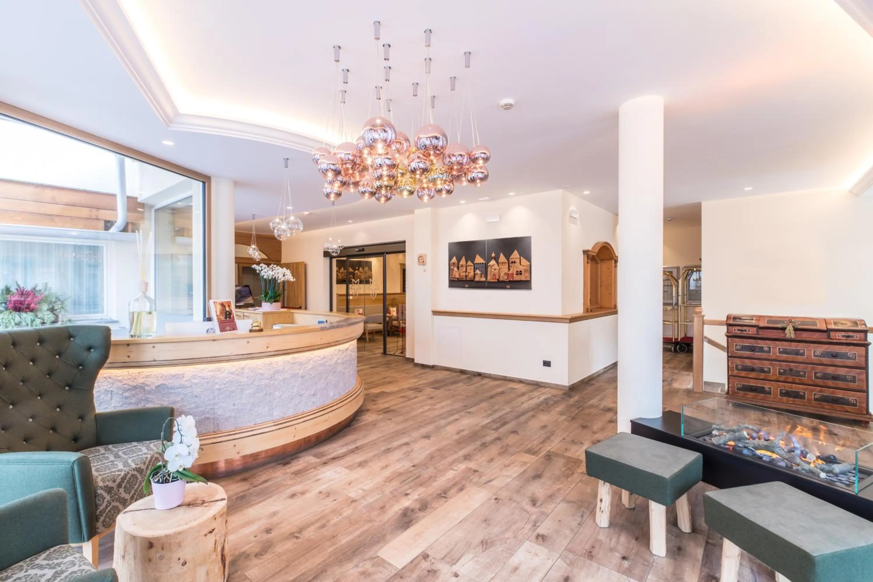 Lobby or reception, Bed in Hotel Garden