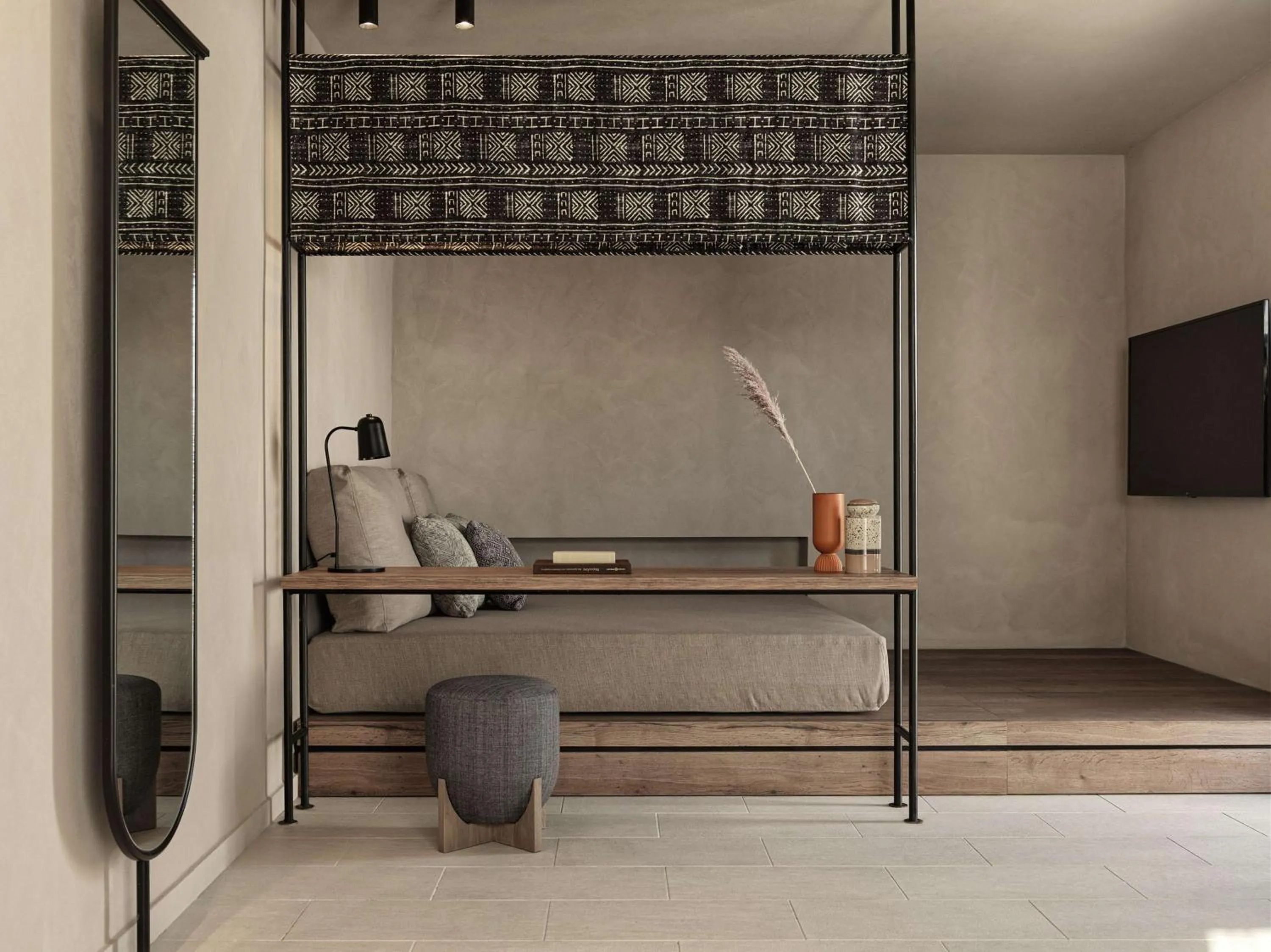 Bed in Lindian Village, Curio Collection by Hilton