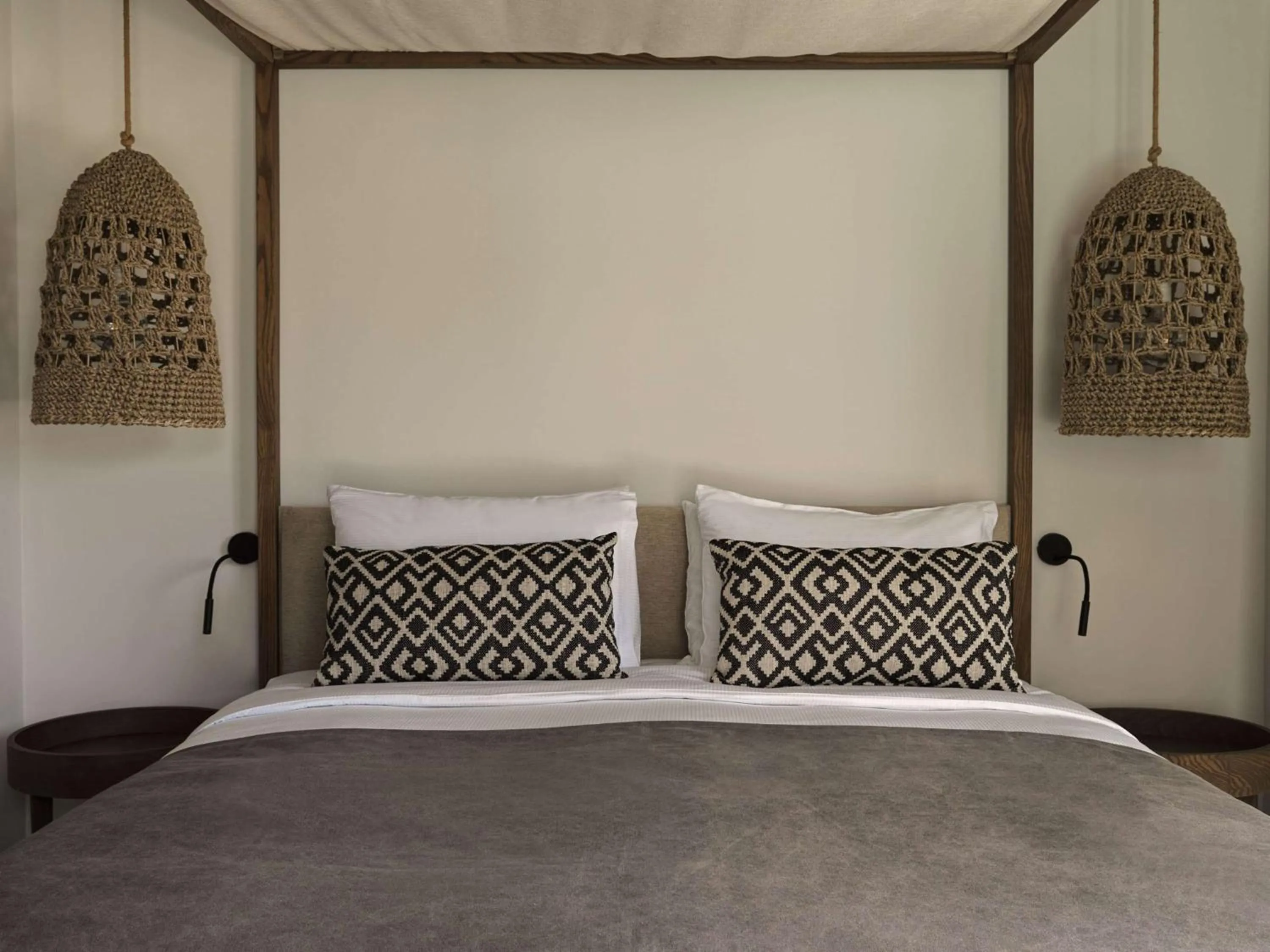 Bed in Lindian Village, Curio Collection by Hilton