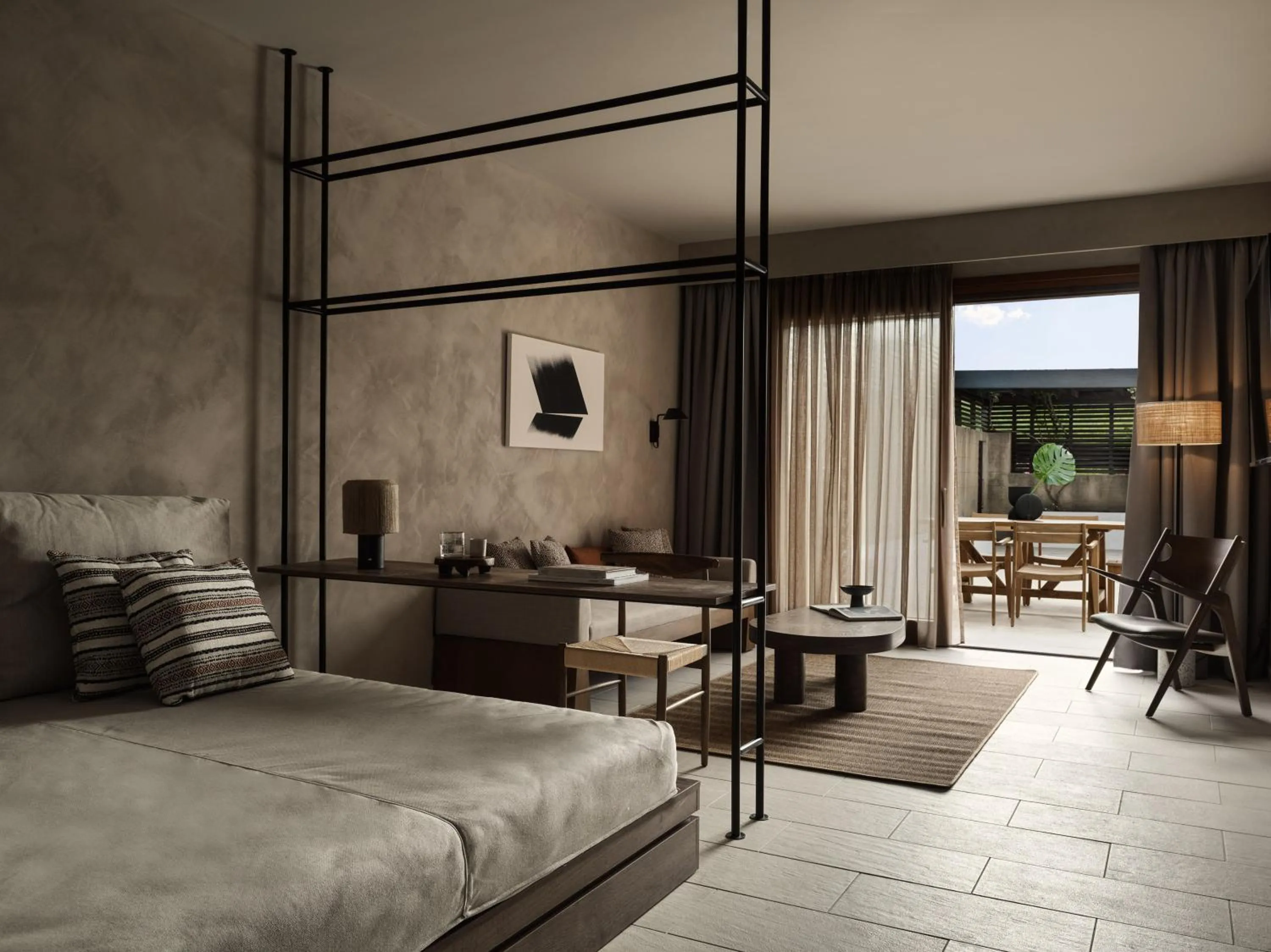 Bed in Lindian Village, Curio Collection by Hilton