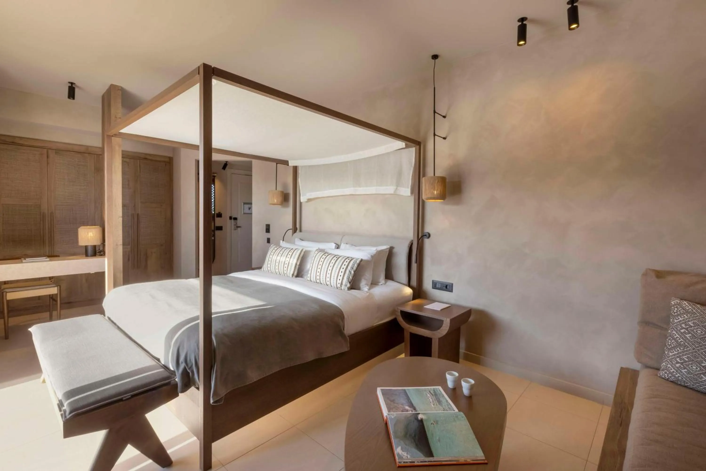 Bed in Lindian Village, Curio Collection by Hilton