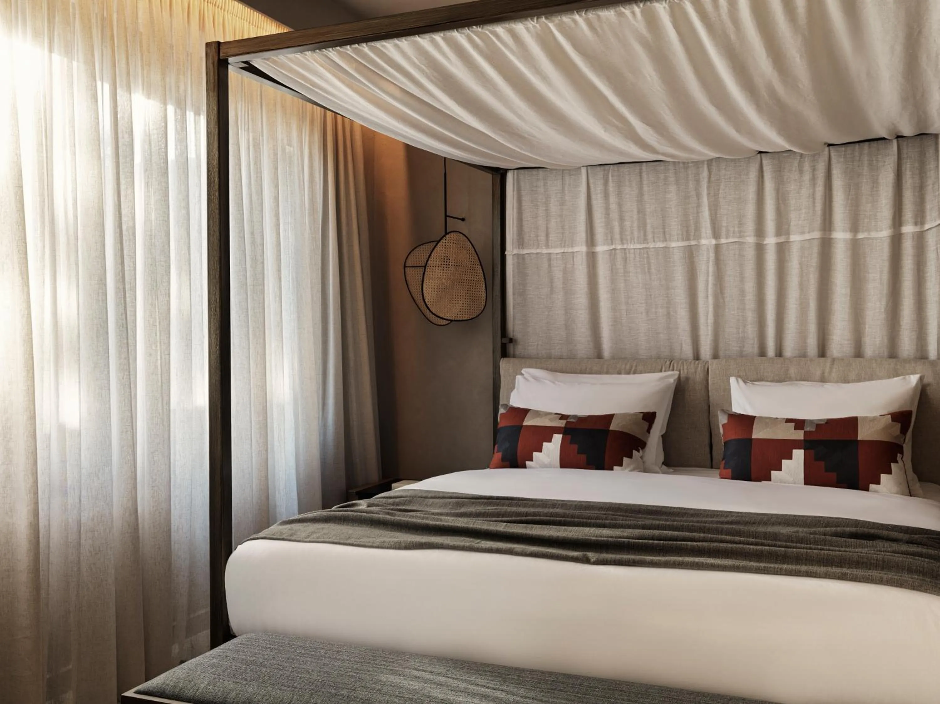 Bed in Lindian Village, Curio Collection by Hilton