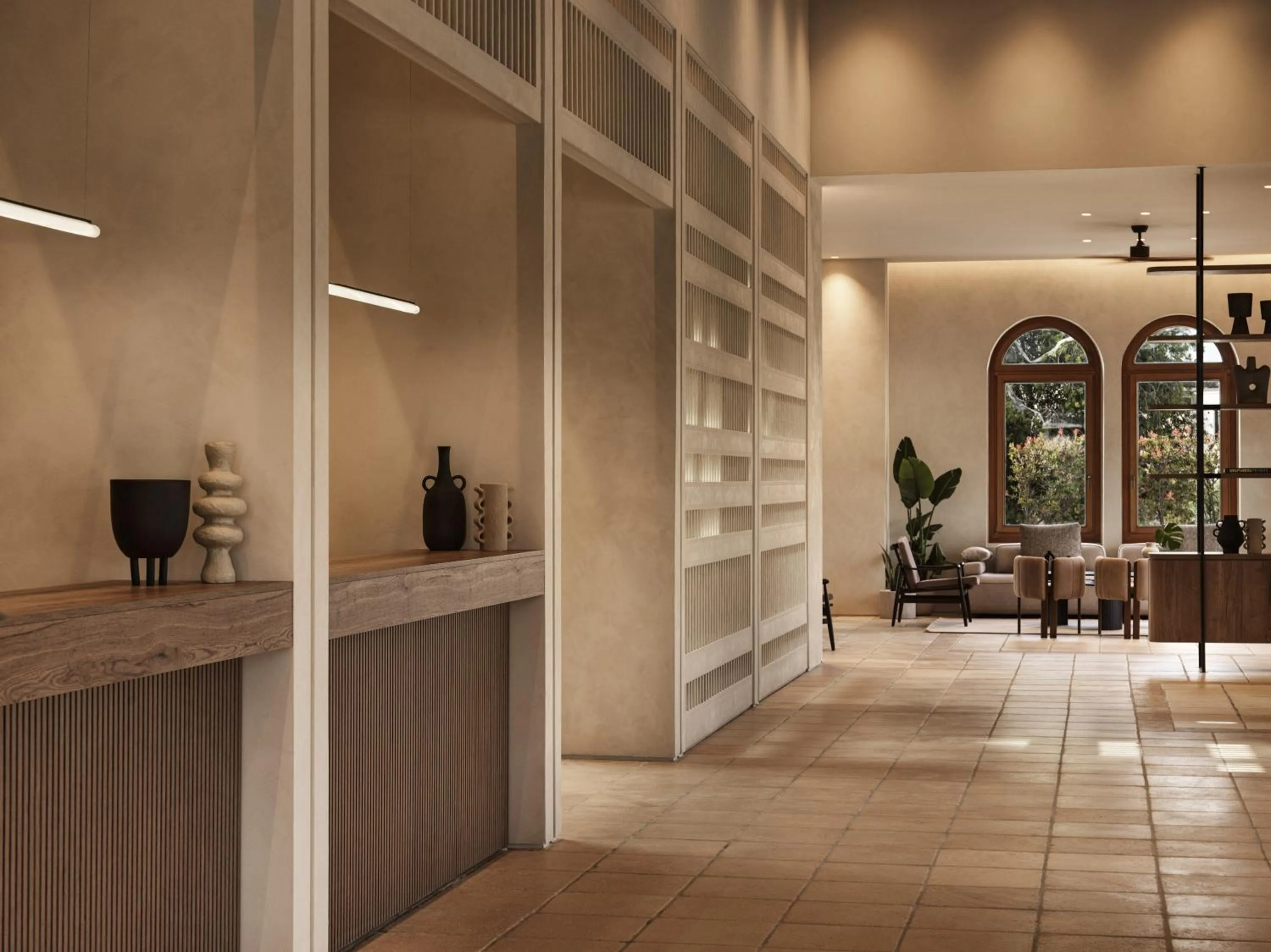 Lobby or reception in Lindian Village, Curio Collection by Hilton
