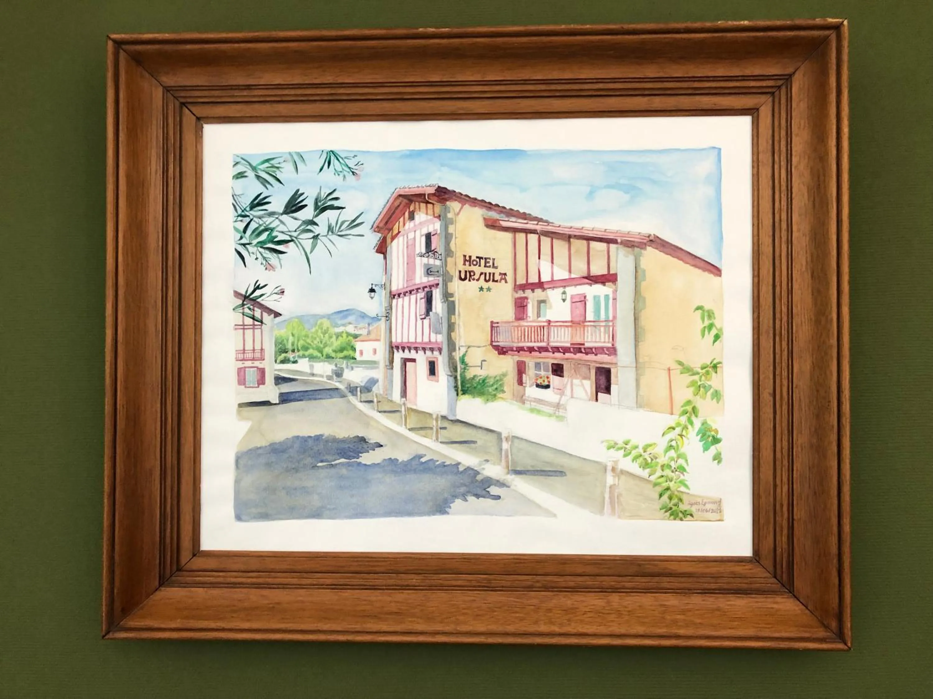 Decorative detail in Hôtel Ursula