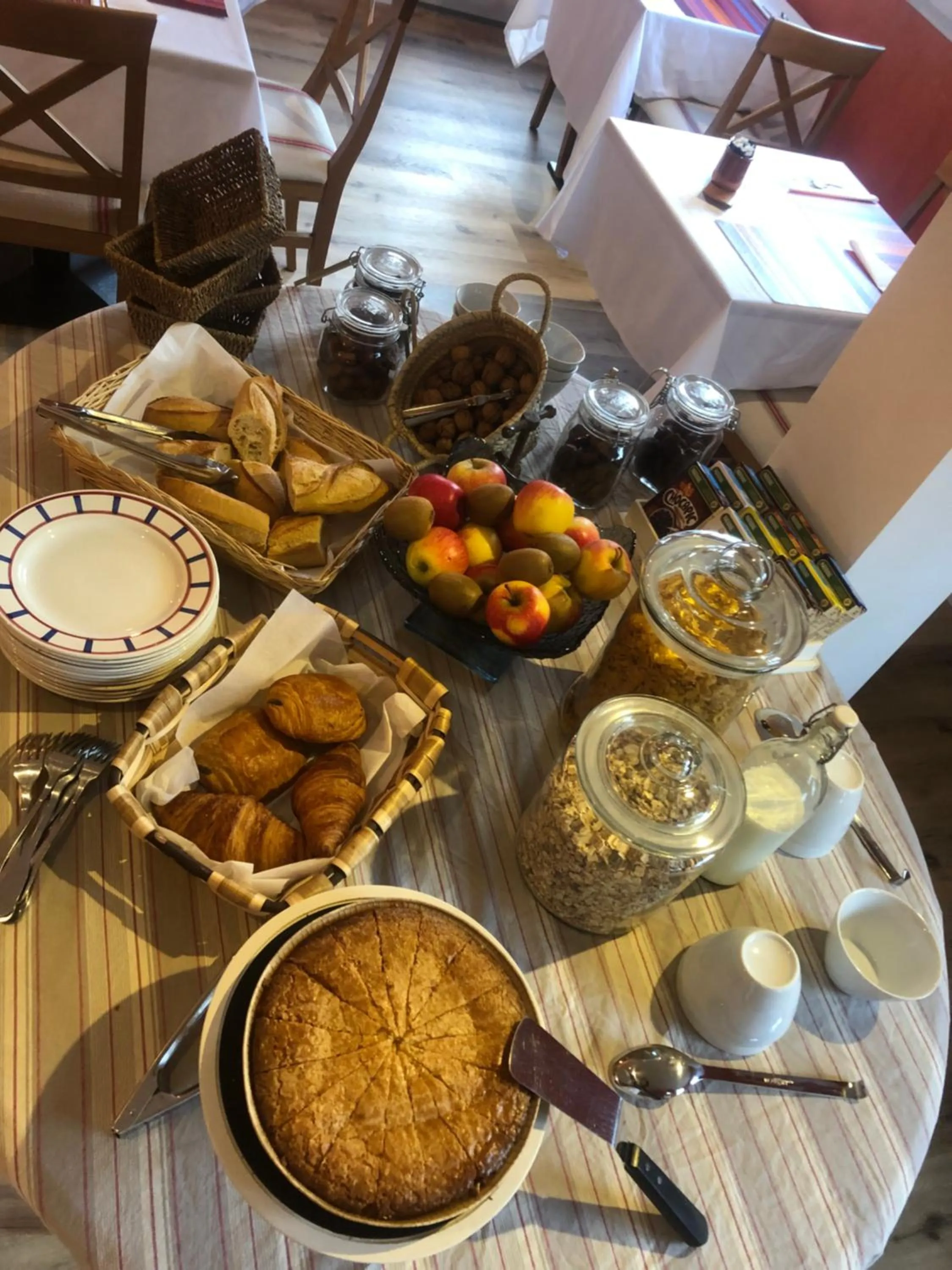 Buffet breakfast in Hôtel Ursula