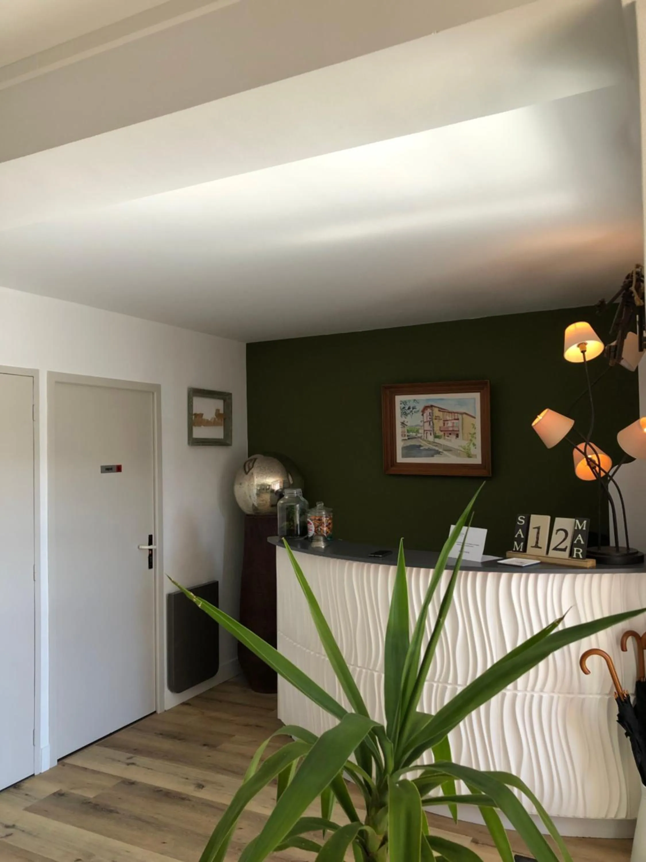 Lobby or reception in Hôtel Ursula