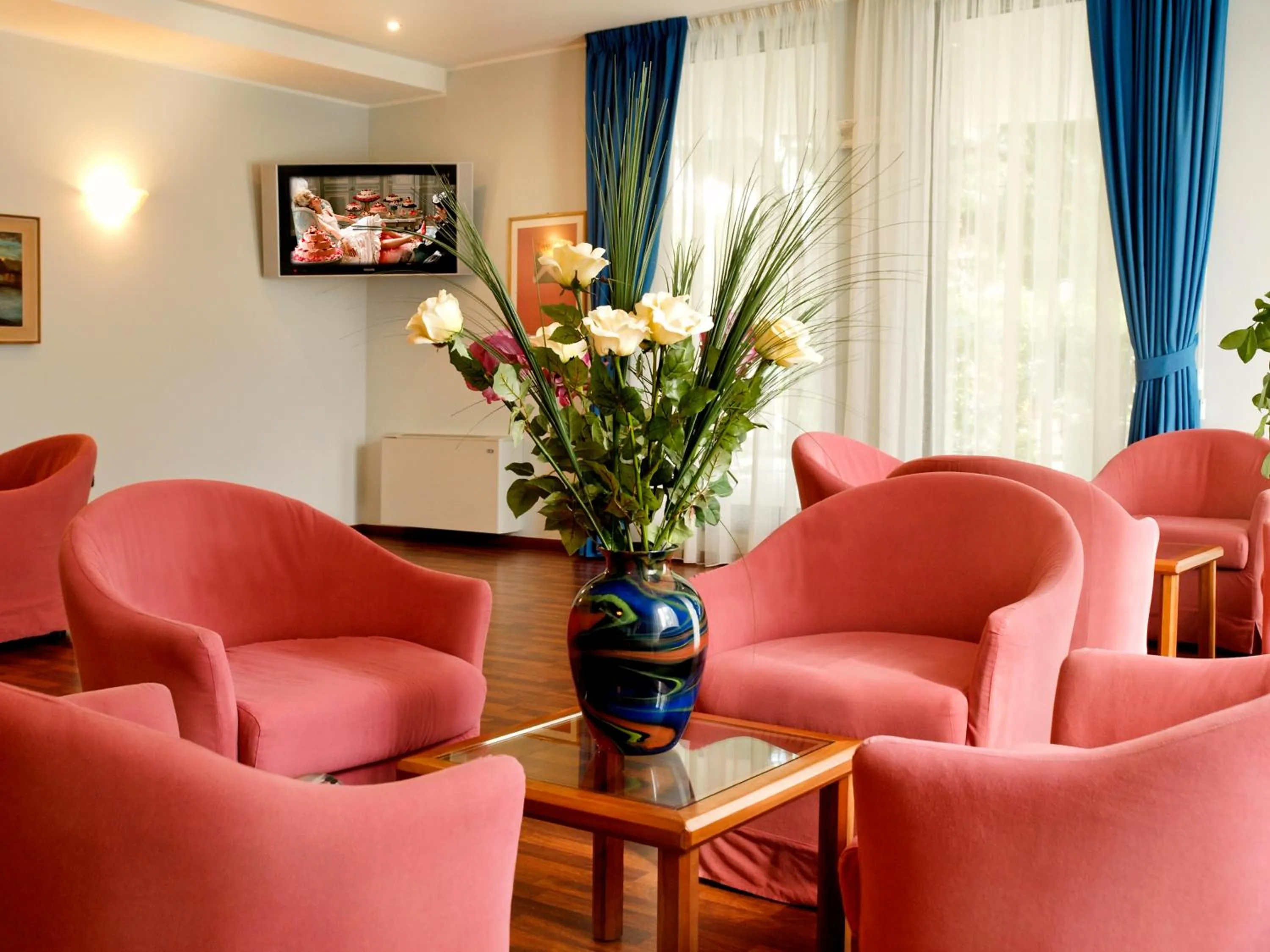 Communal lounge/ TV room in Hotel Villa Rosa