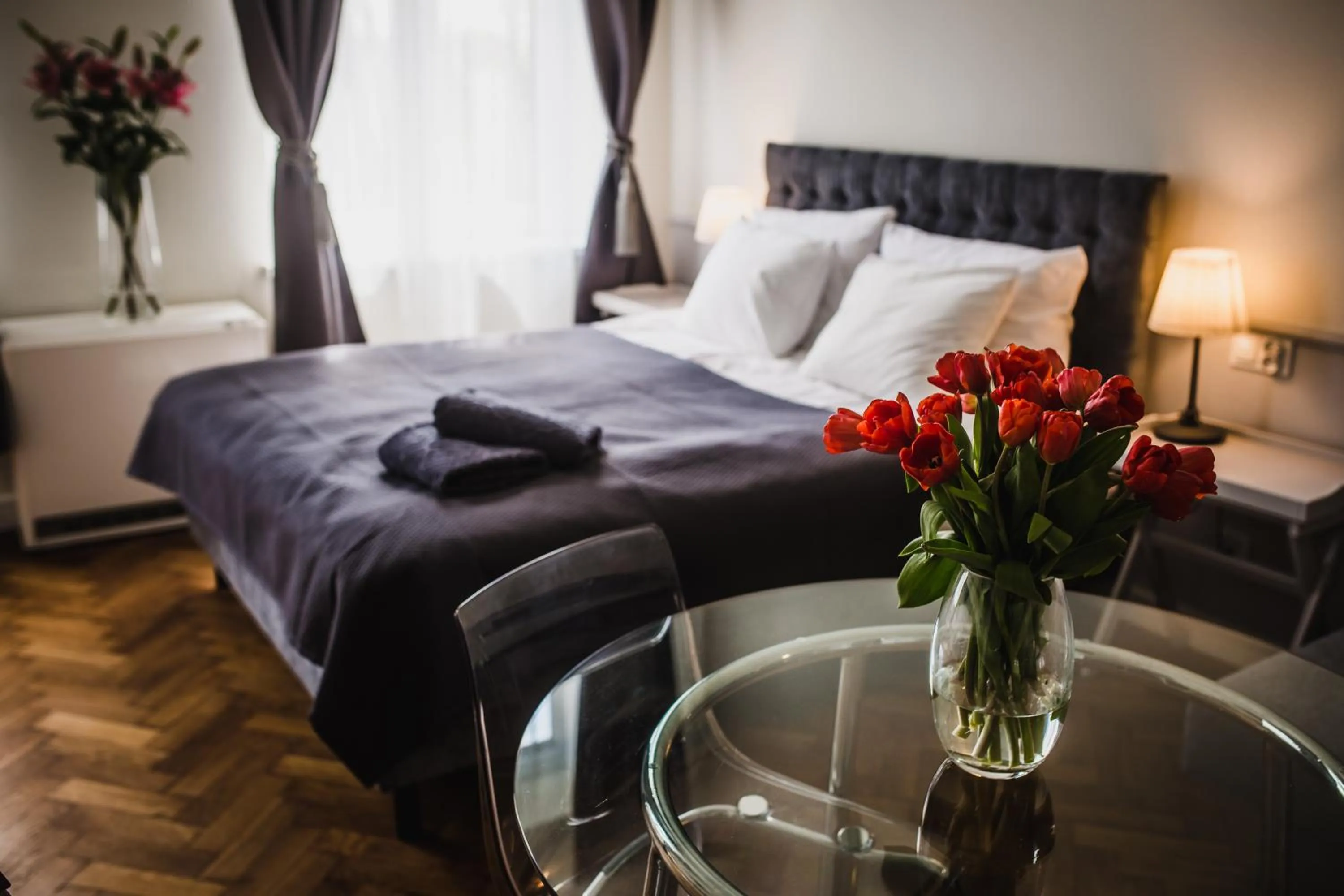 Bed in Angel House Aparthotel