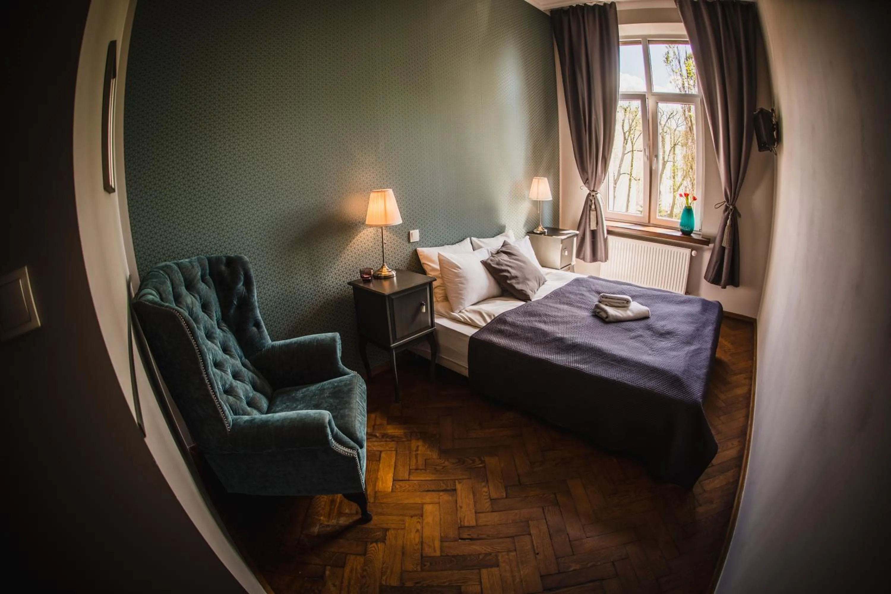 Bed in Angel House Aparthotel