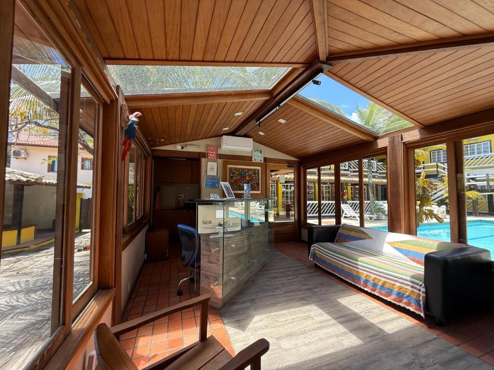 Lobby or reception in Hotel Mar de Cabo Frio