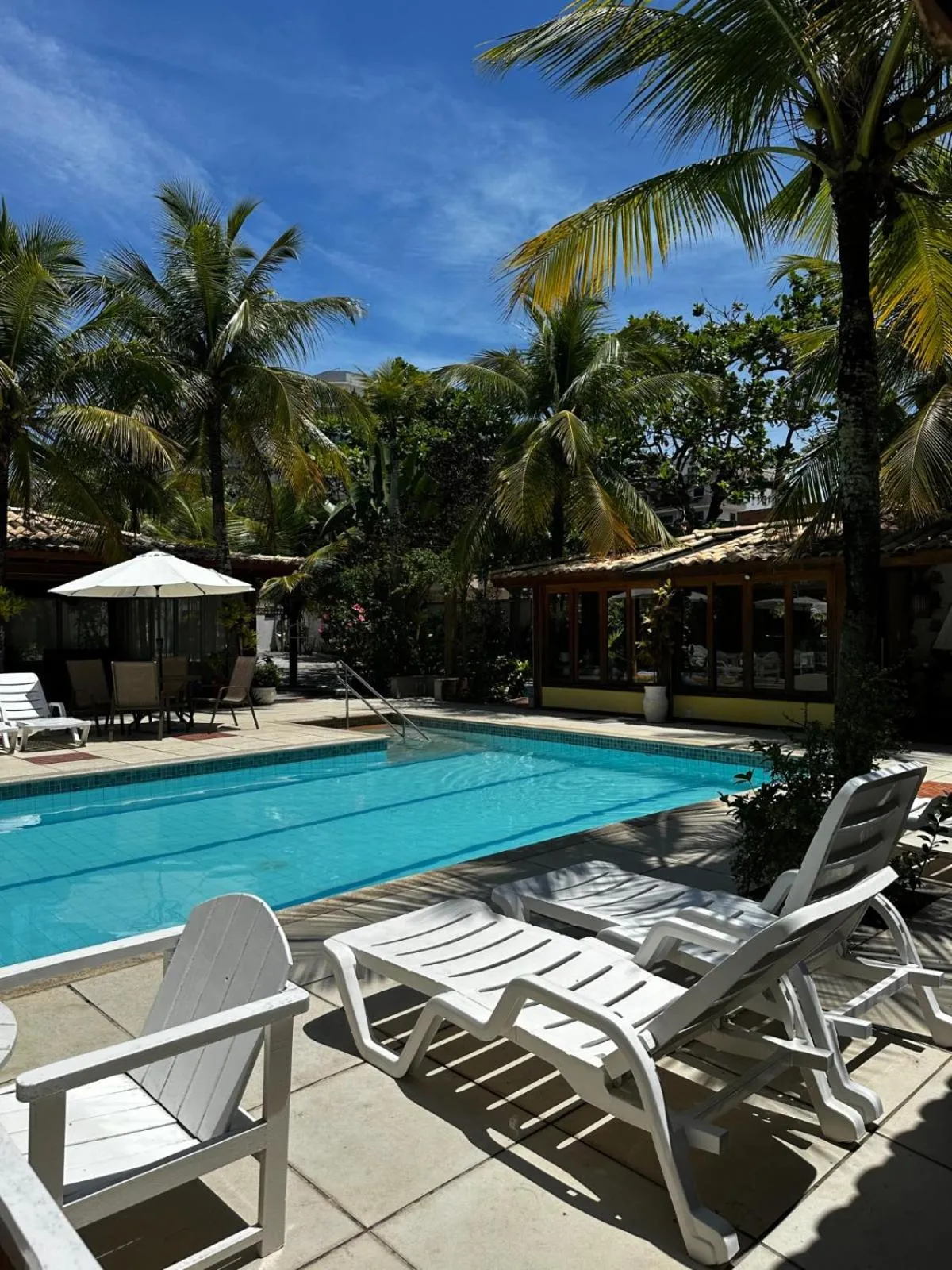 Pool view in Hotel Mar de Cabo Frio