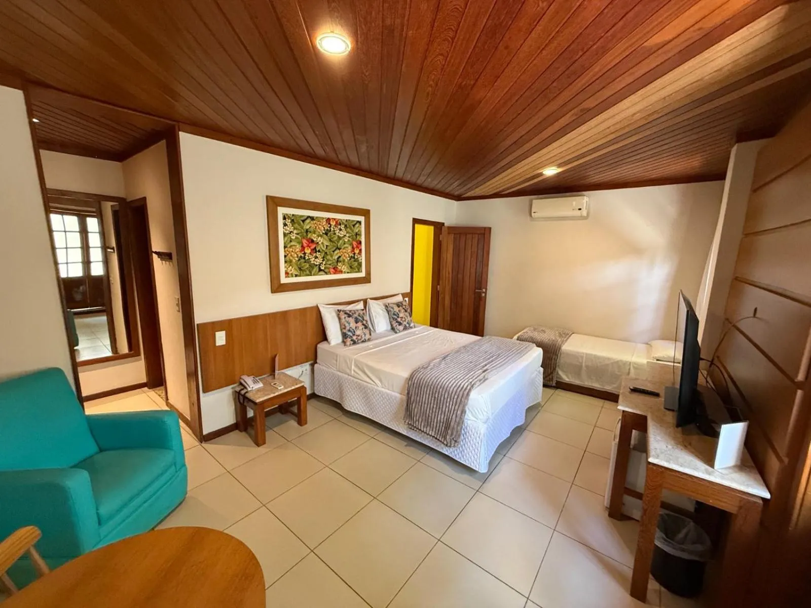 Bed in Hotel Mar de Cabo Frio