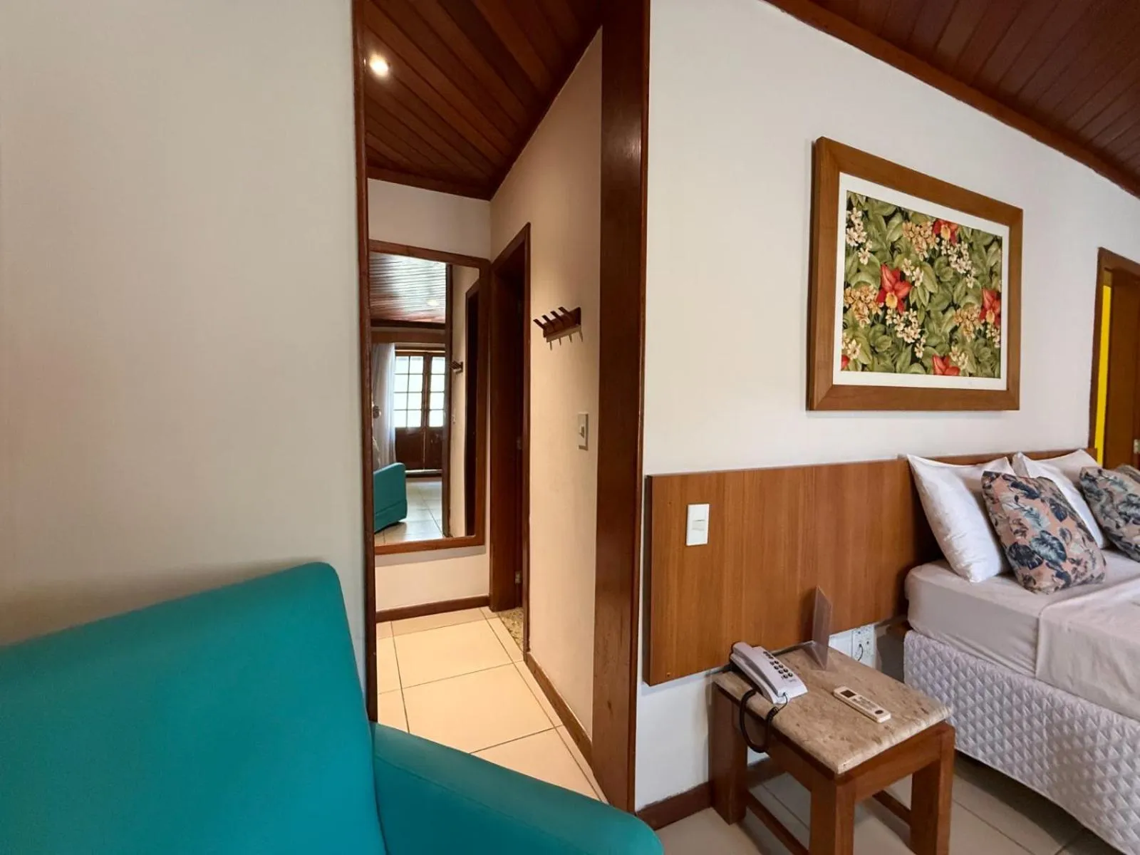 Bed in Hotel Mar de Cabo Frio