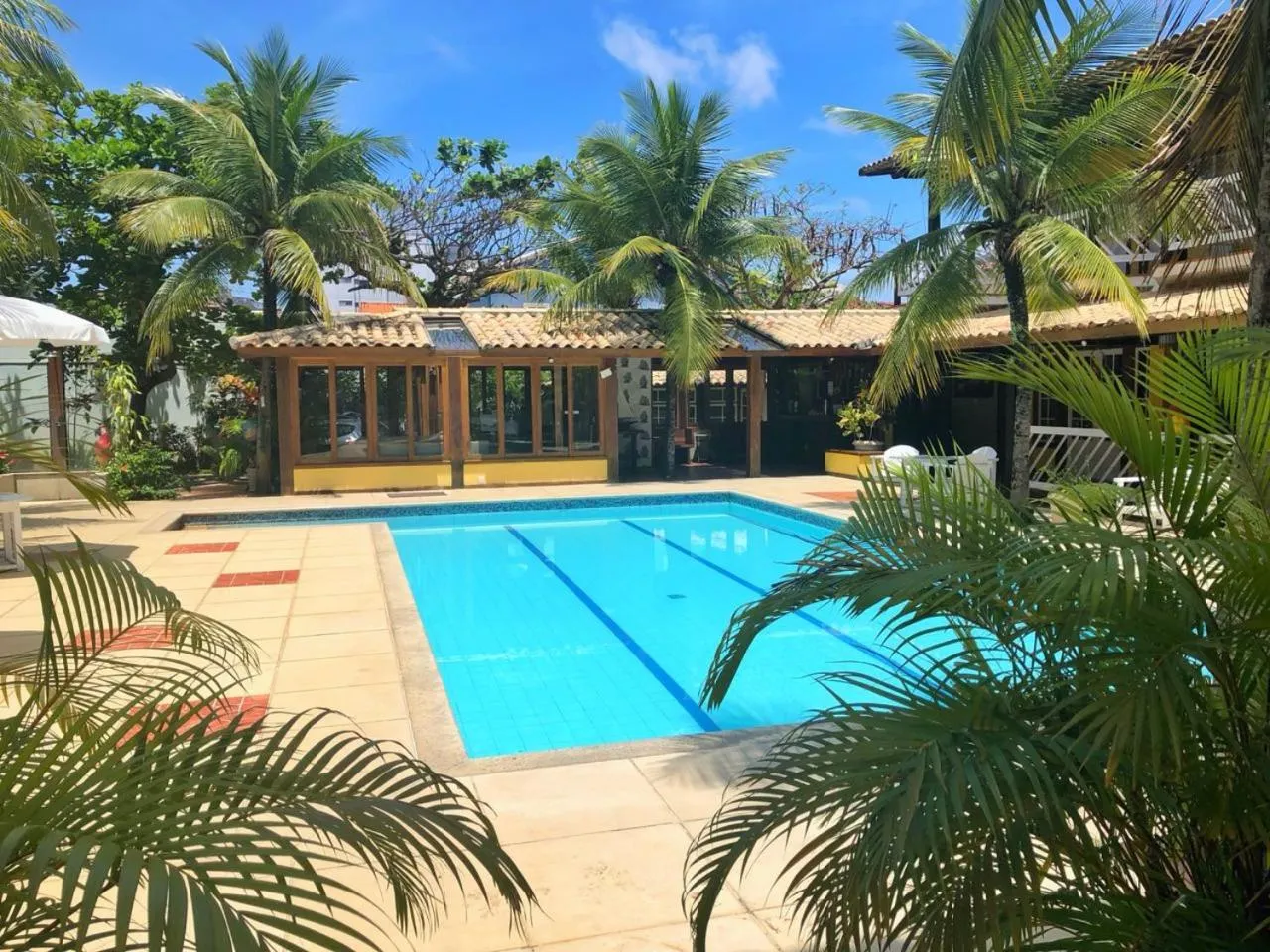 Pool view in Hotel Mar de Cabo Frio