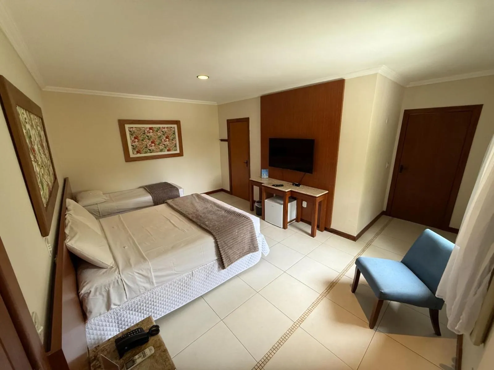 Bed in Hotel Mar de Cabo Frio