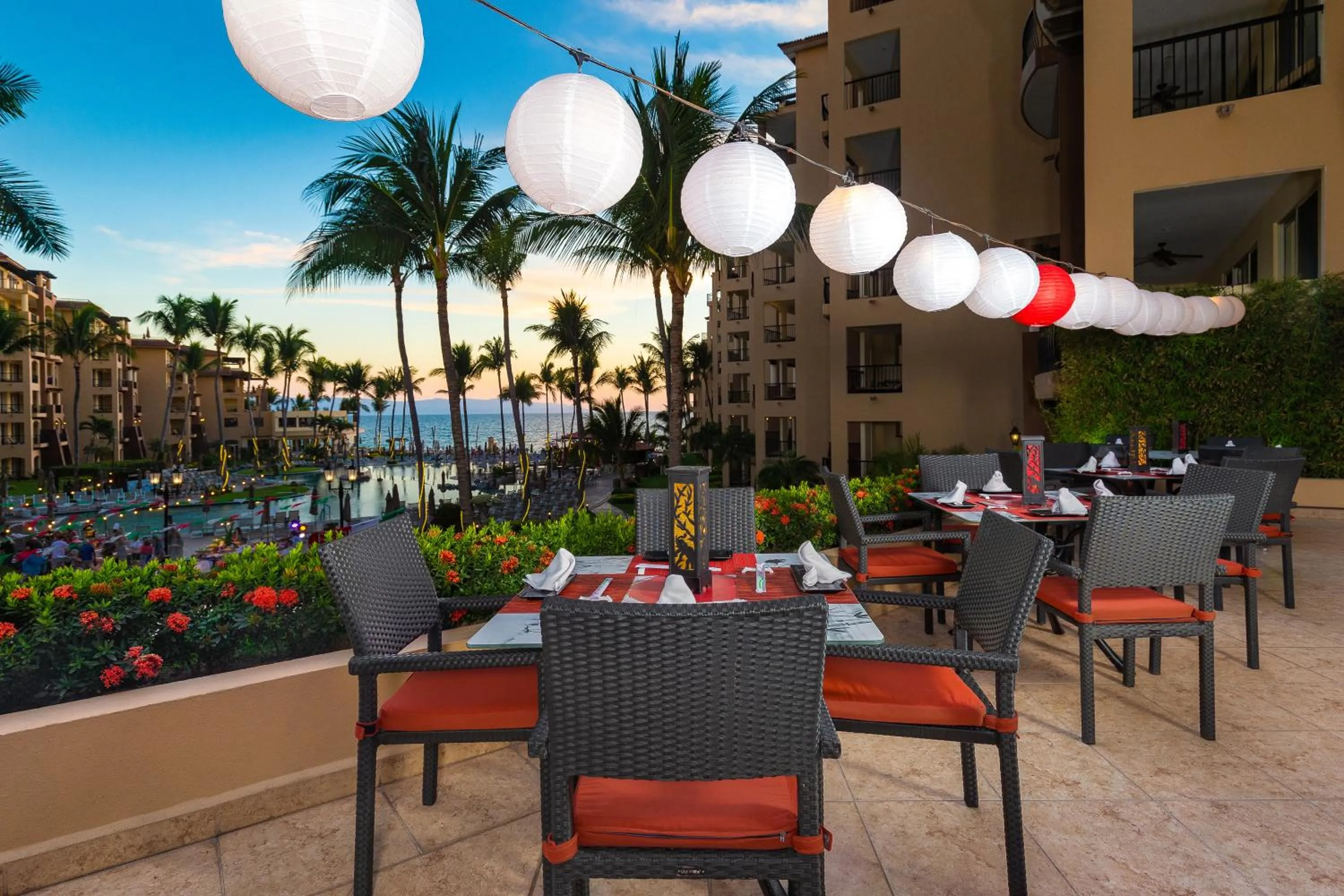 Restaurant/places to eat in Villa Del Palmar Flamingos Beach Resort & Spa