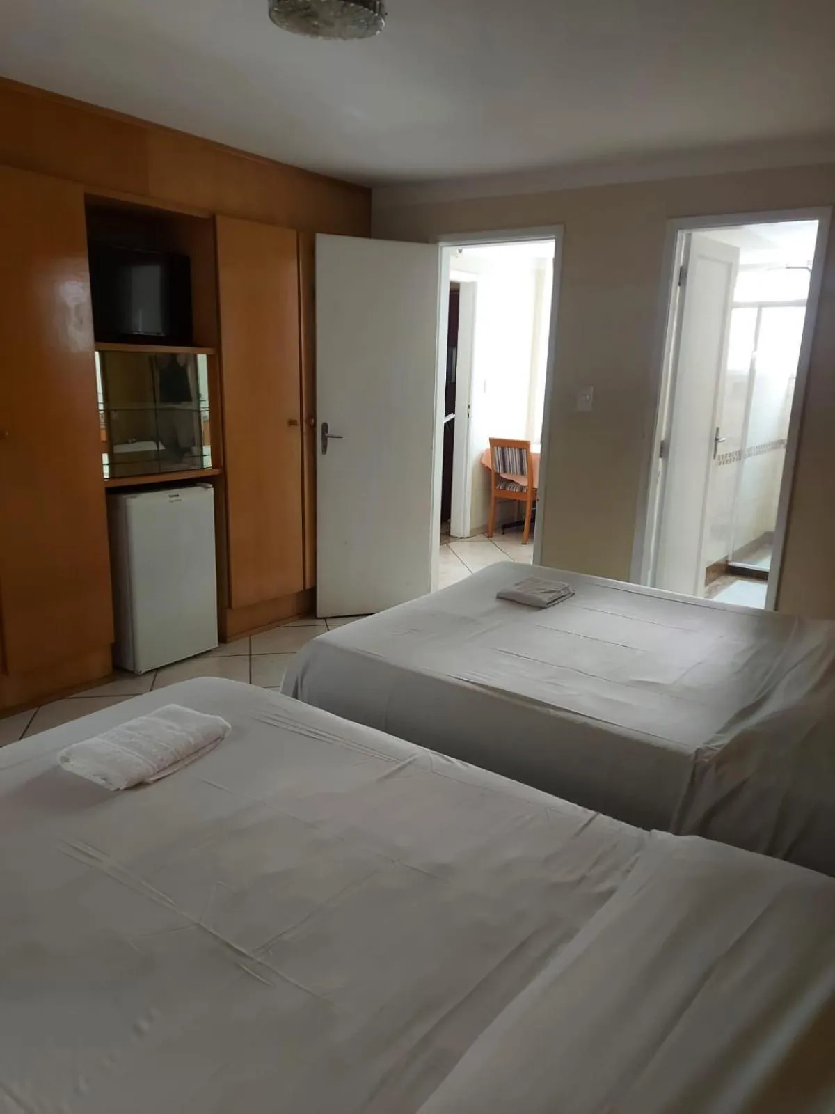 Bed in Hotel Pouso Real