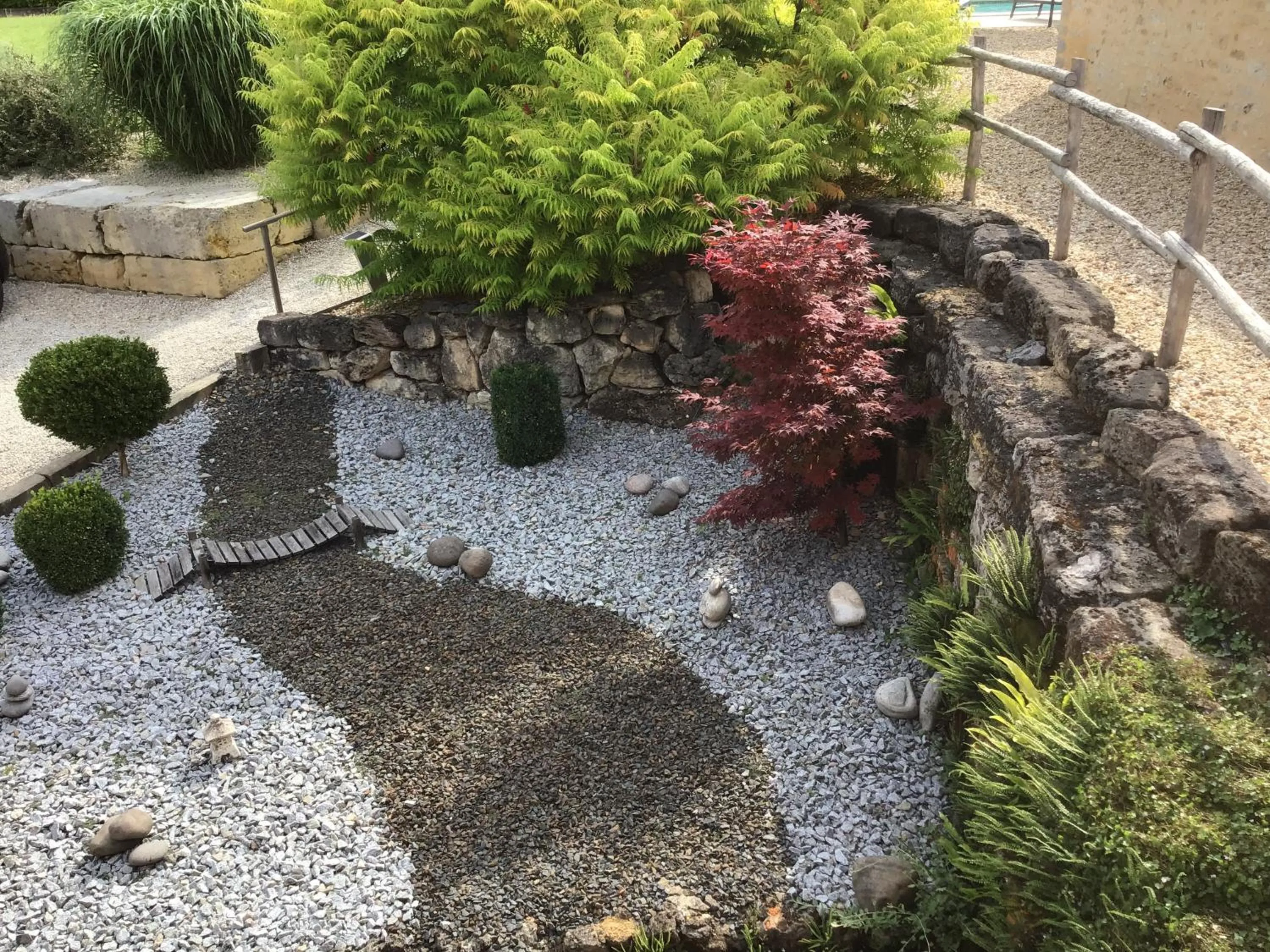 Garden view in Le Moulin de Mayence