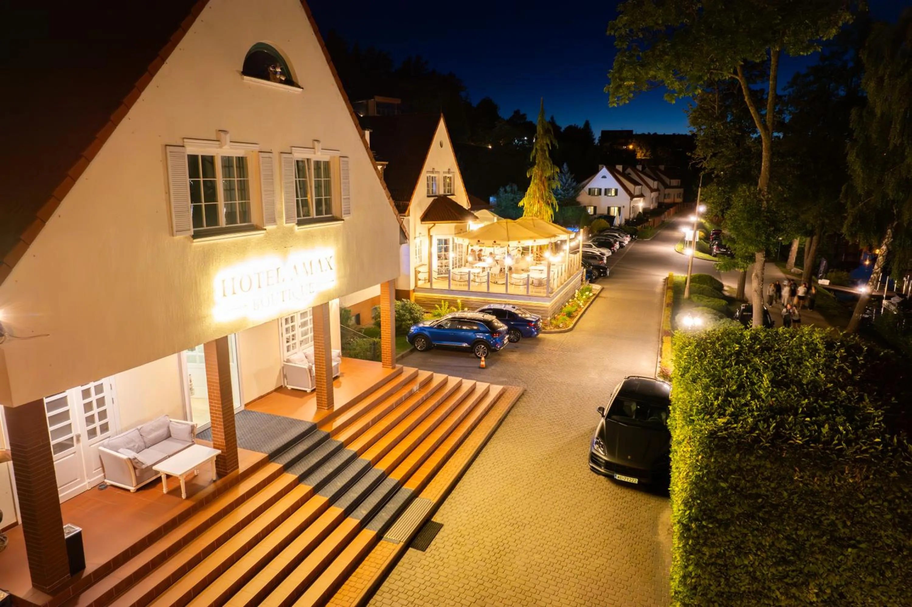 Property building in Amax Boutique Hotel