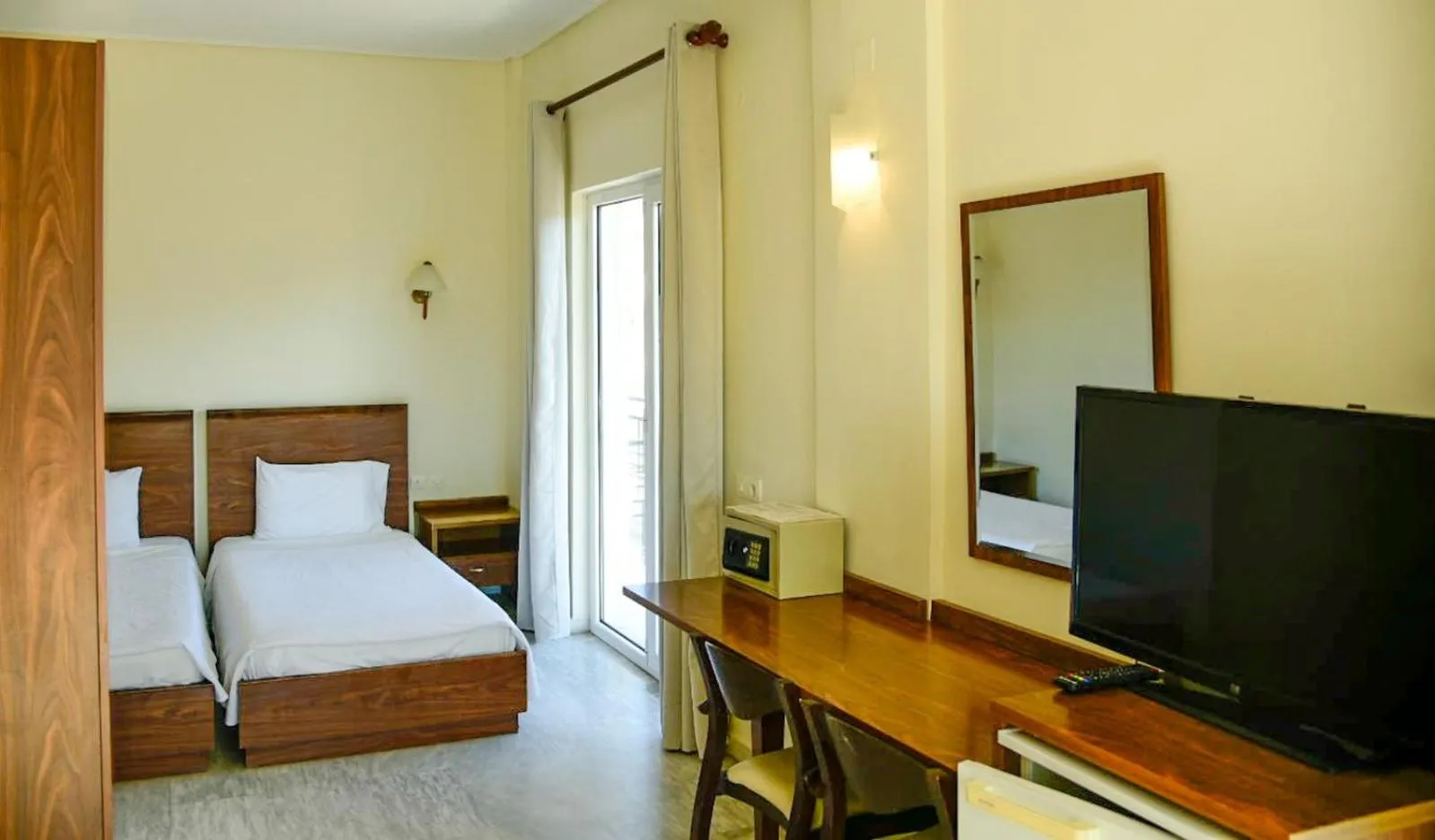 Bed in Hotel Edelweiss