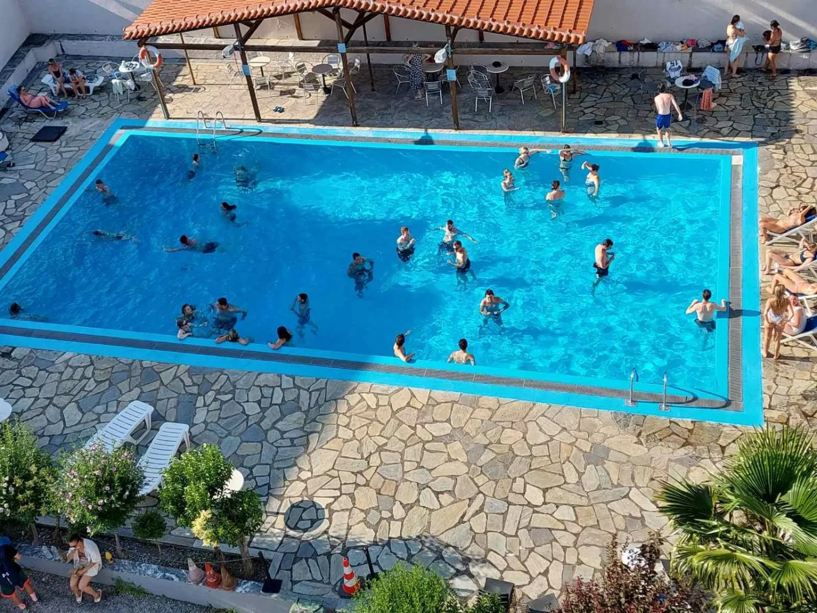 Swimming pool in Hotel Edelweiss