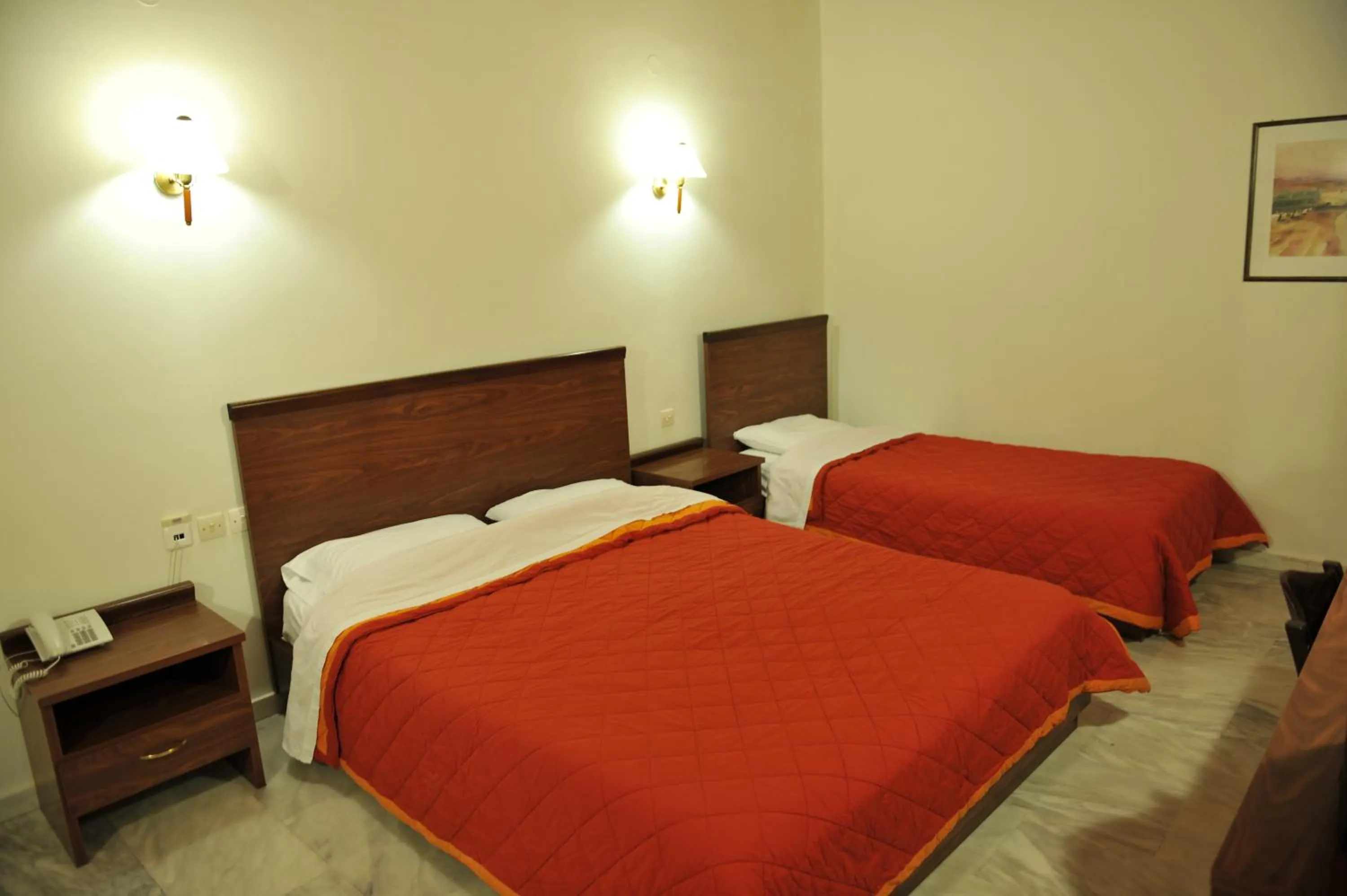 Bed in Hotel Edelweiss