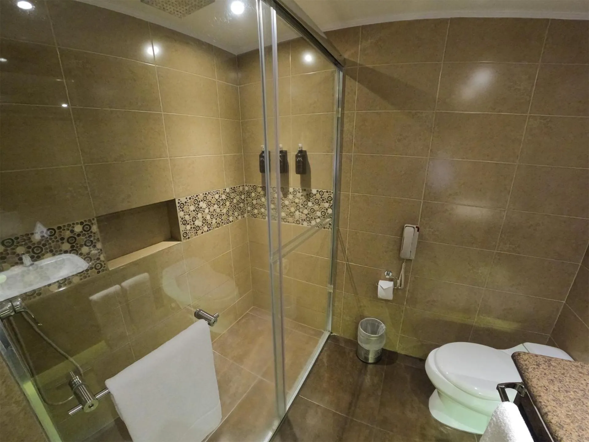 Shower in Mercure Alameda Quito