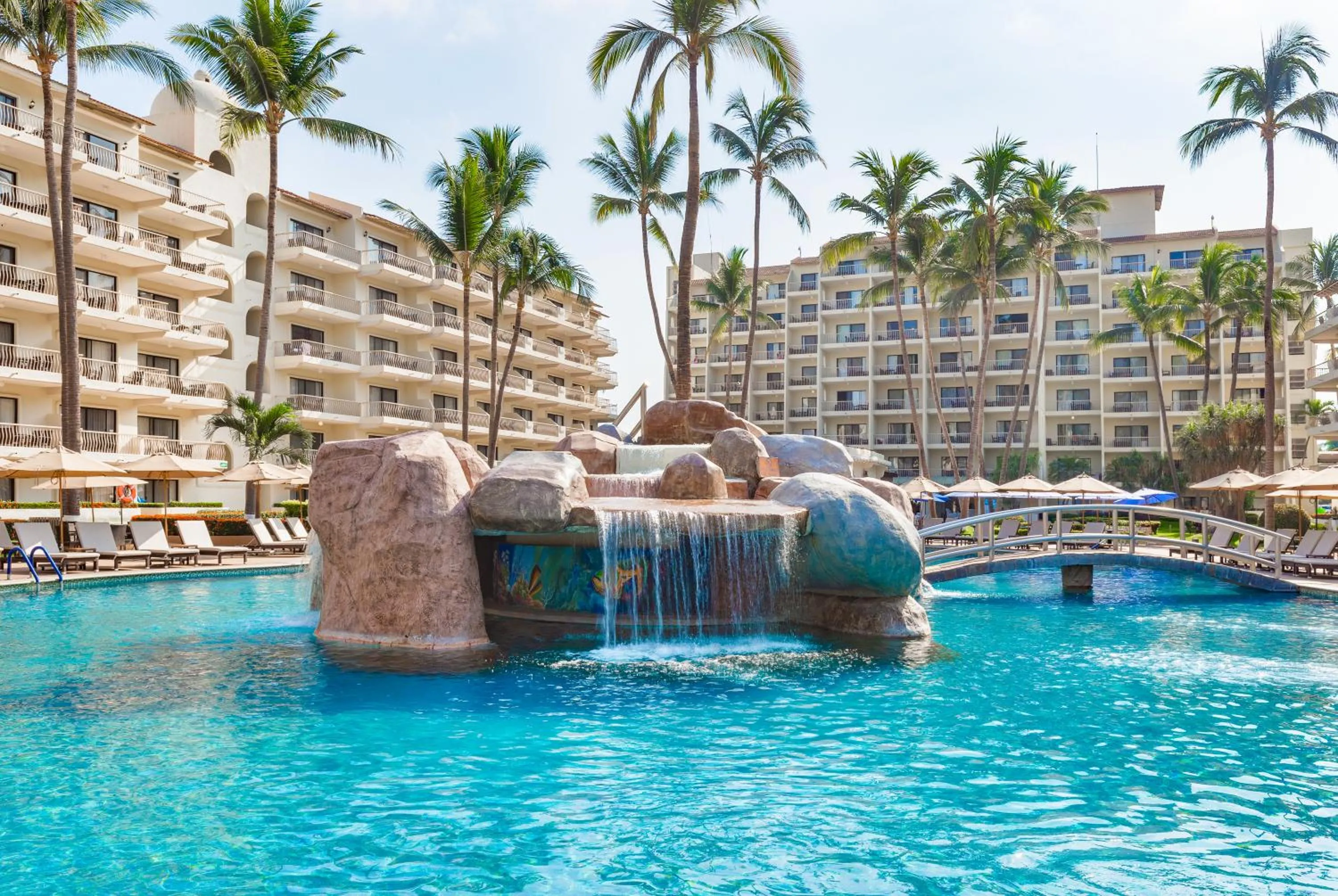 Swimming pool in Villa del Palmar Beach Resort & Spa Puerto Vallarta