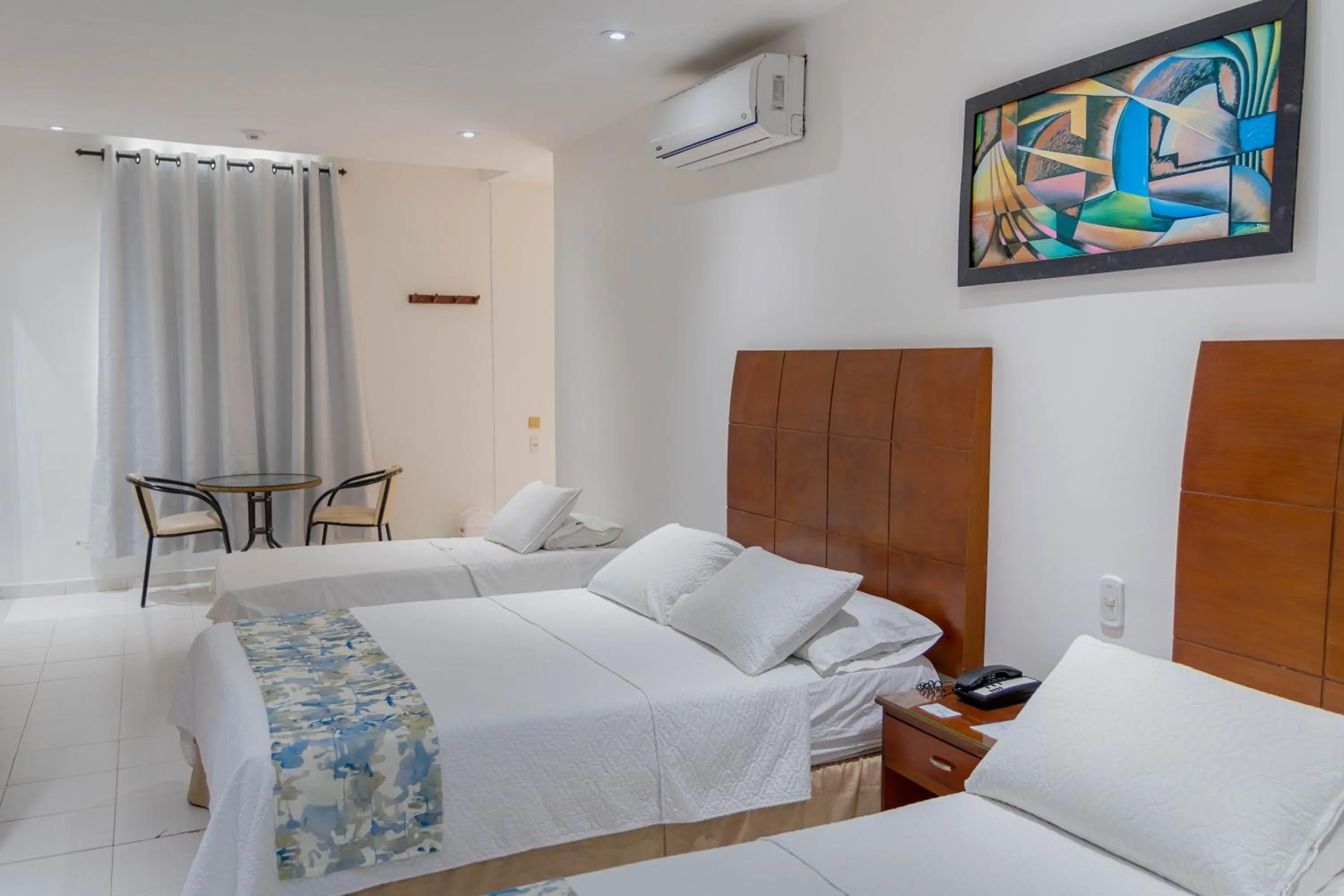 Bed in Hotel Coral Reef Cartagena