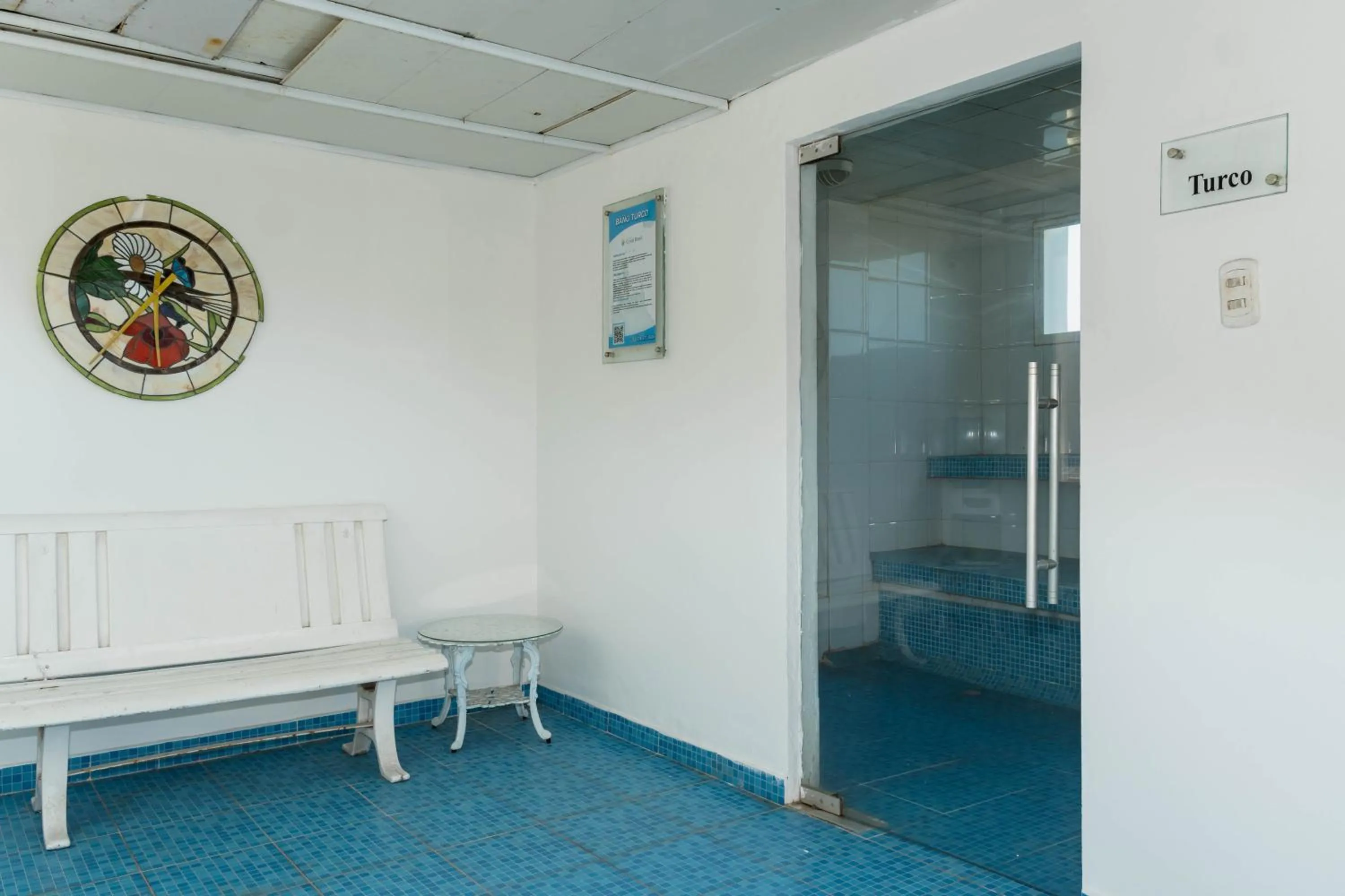 Steam room in Hotel Coral Reef Cartagena