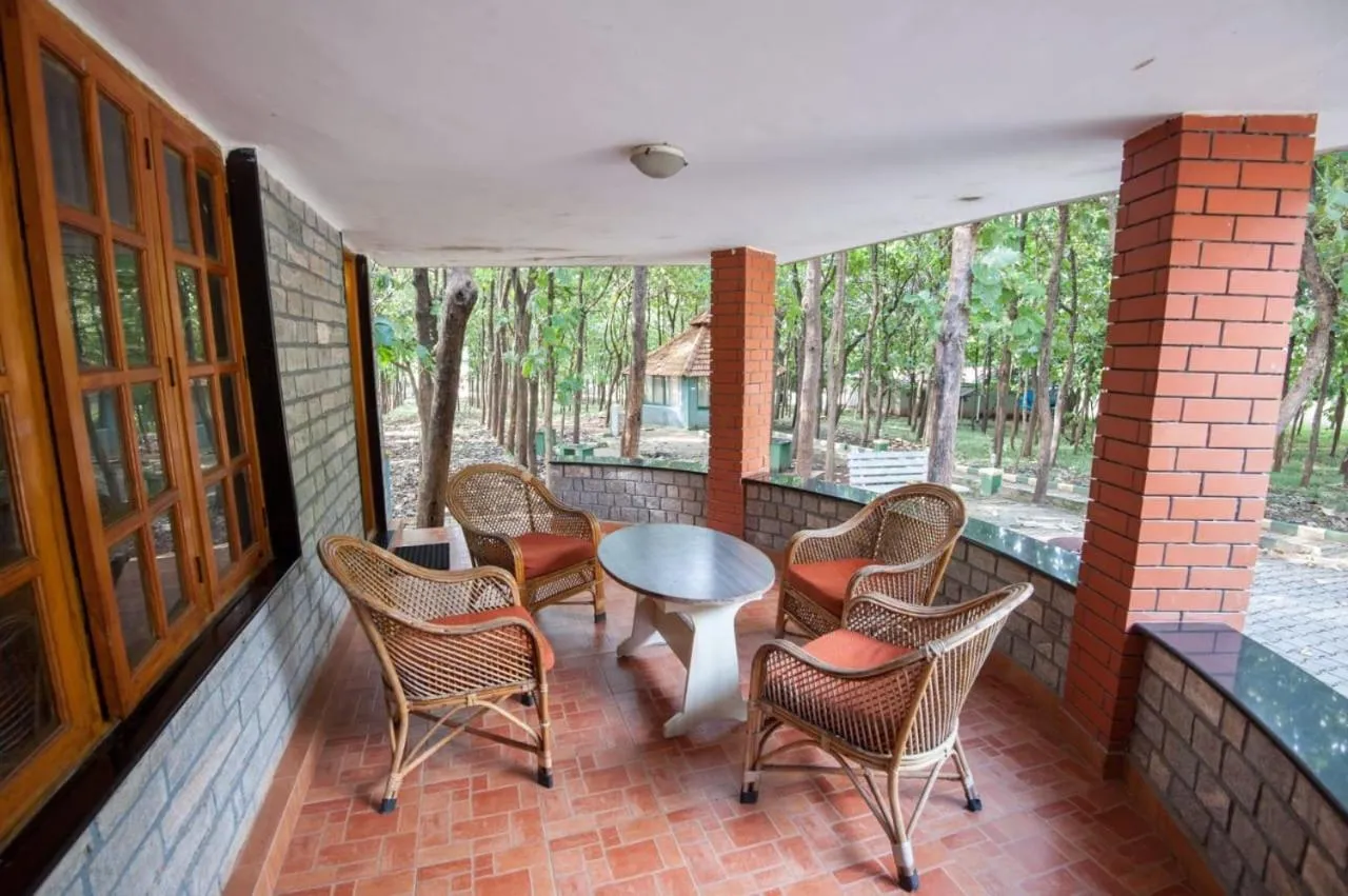 Seating area in MC Resort Wildlife Resort Bandipur