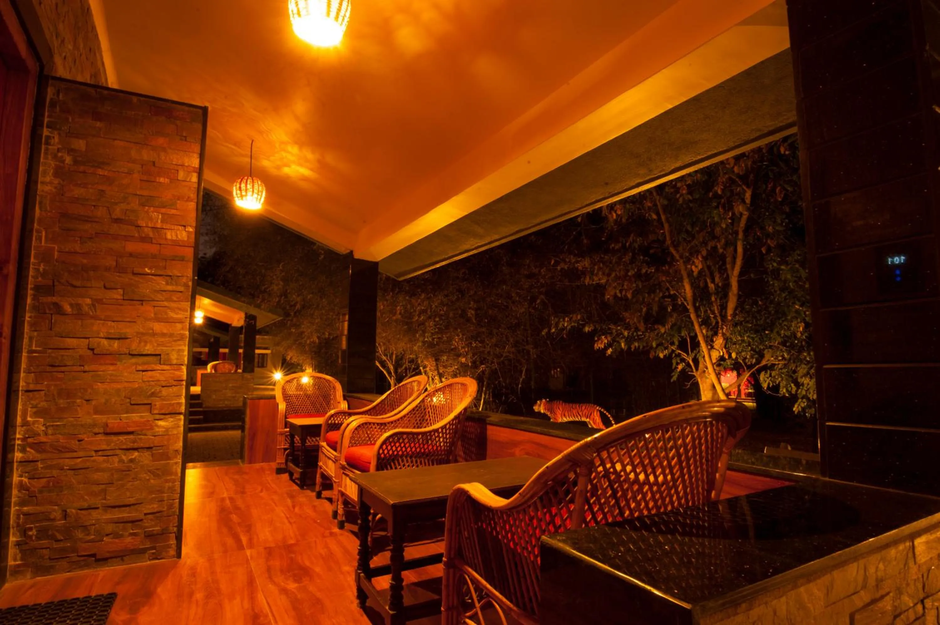 Balcony/Terrace in MC Resort Wildlife Resort Bandipur