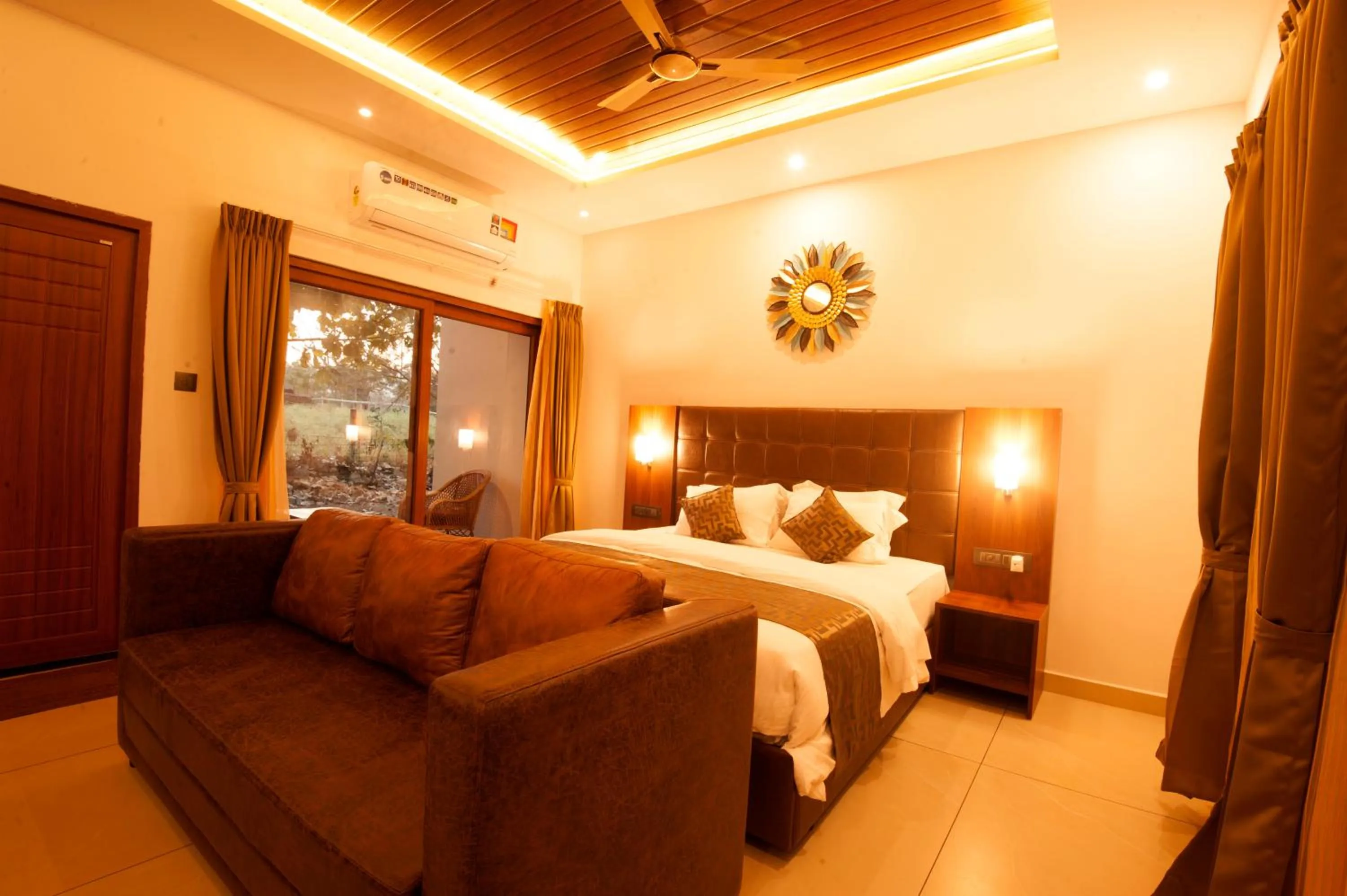 Bedroom, Bed in MC Resort Wildlife Resort Bandipur