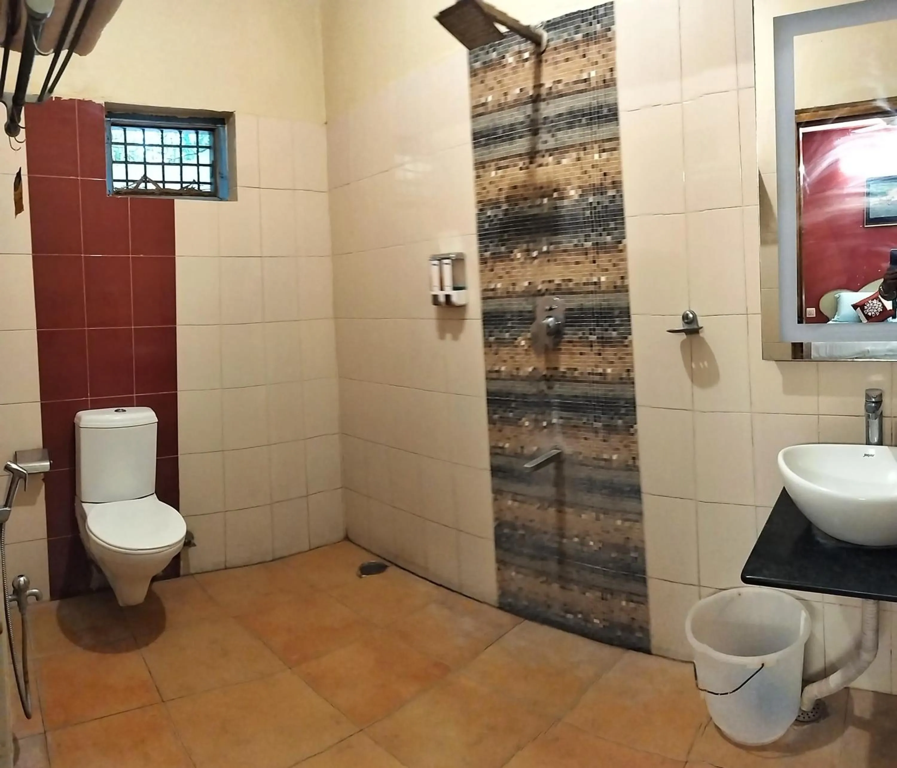 Bathroom in MC Resort Wildlife Resort Bandipur