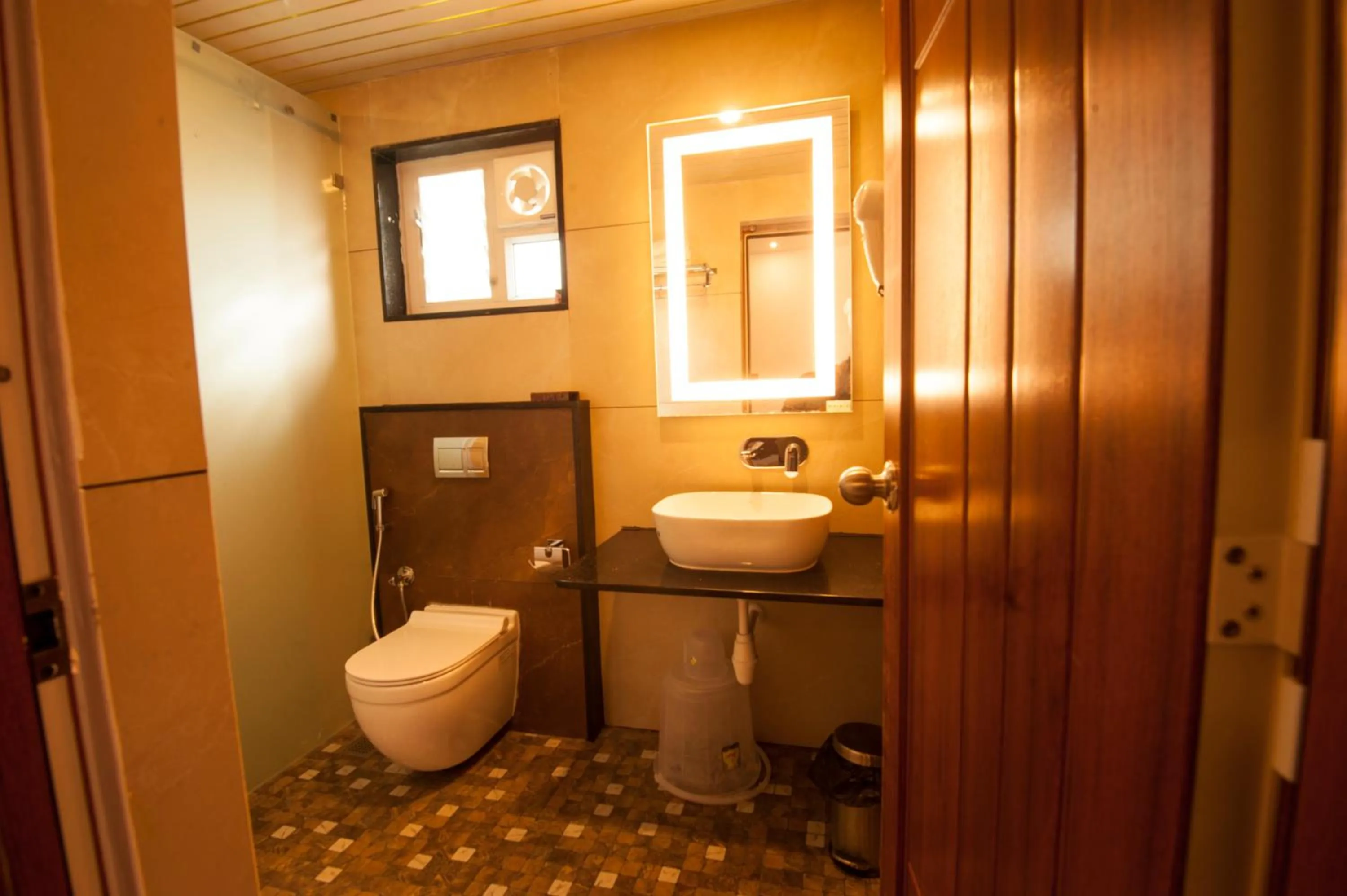 Bathroom in MC Resort Wildlife Resort Bandipur