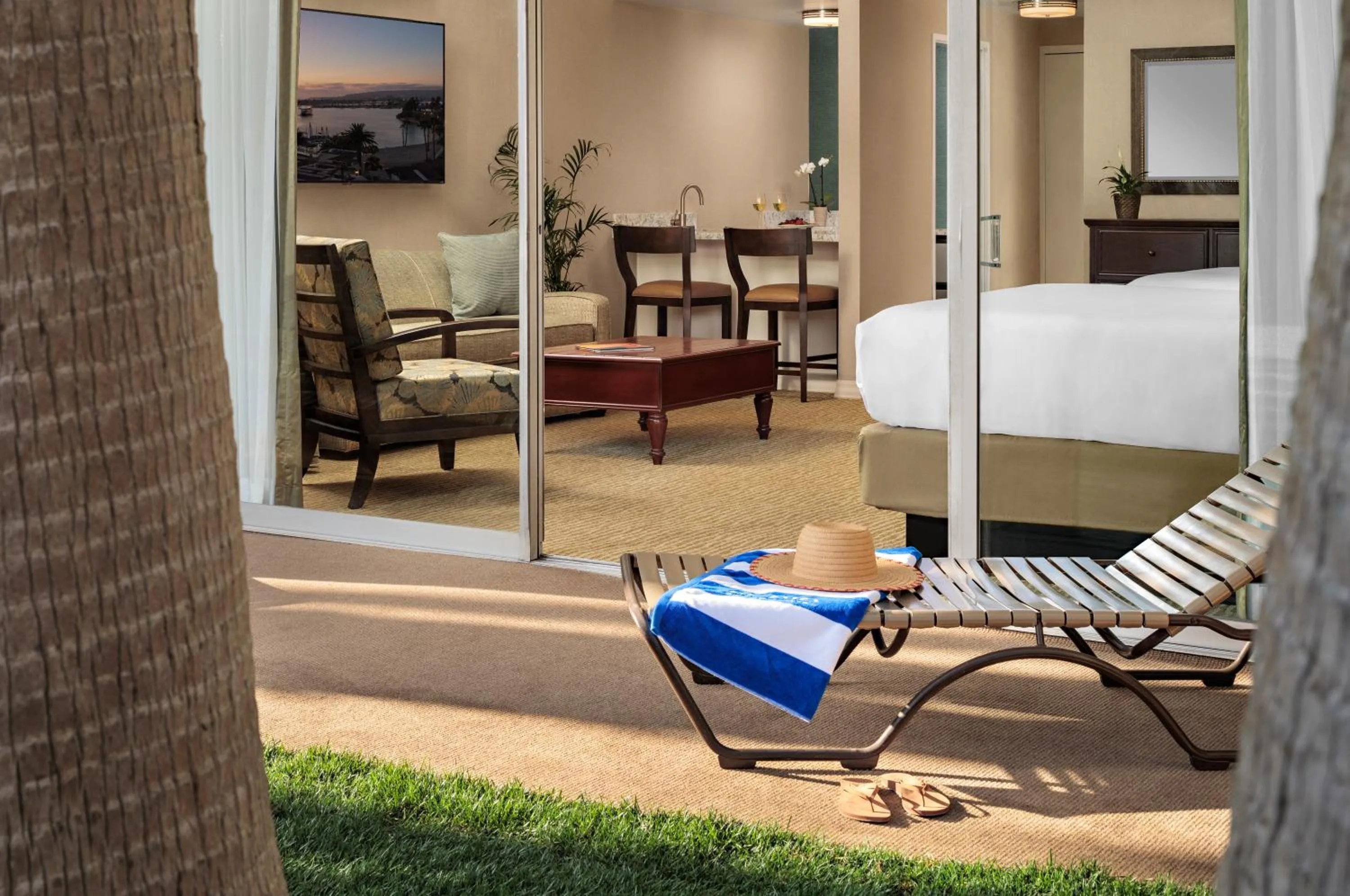 Patio in Bahia Resort Hotel