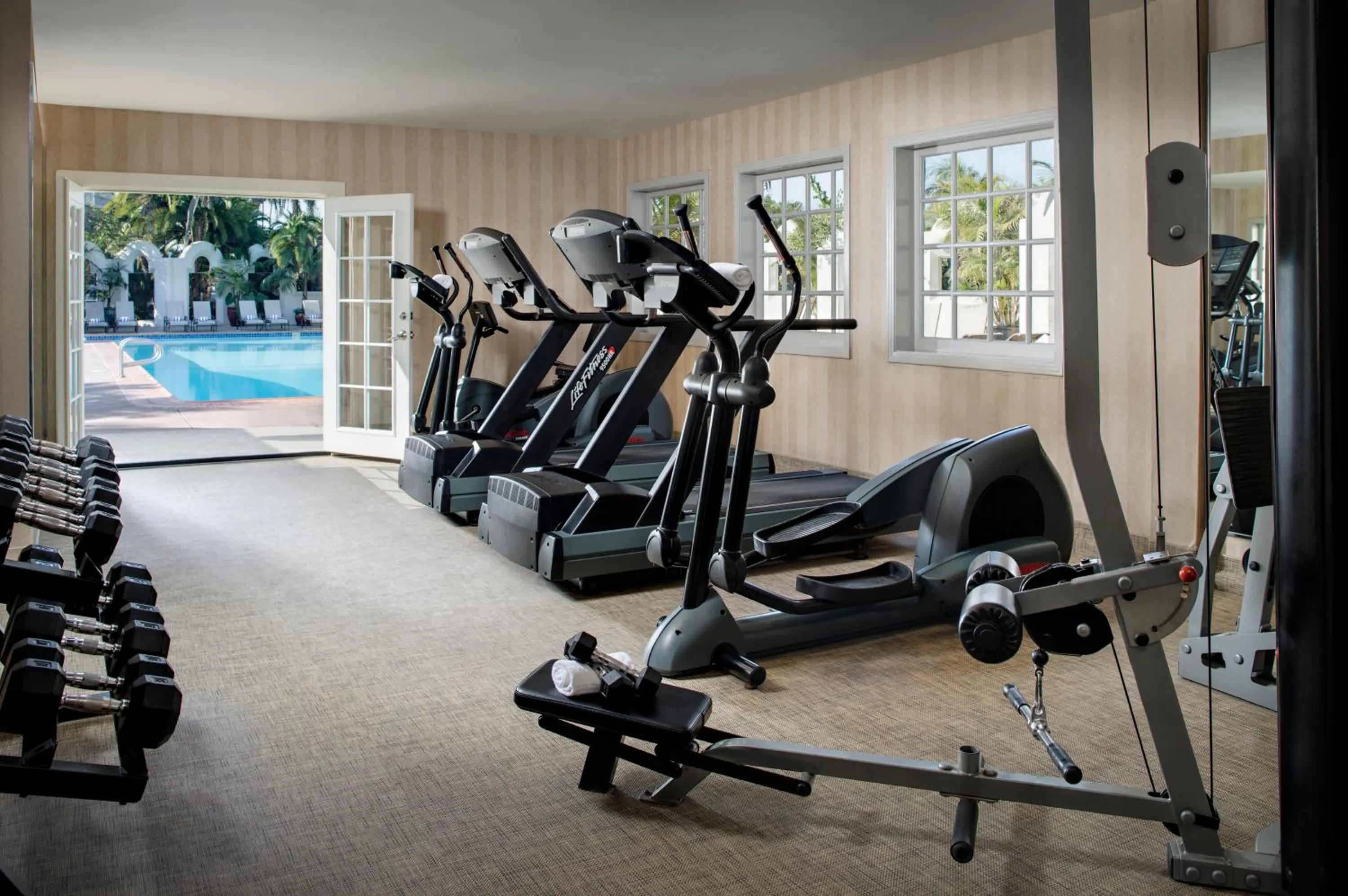 Fitness centre/facilities in Bahia Resort Hotel