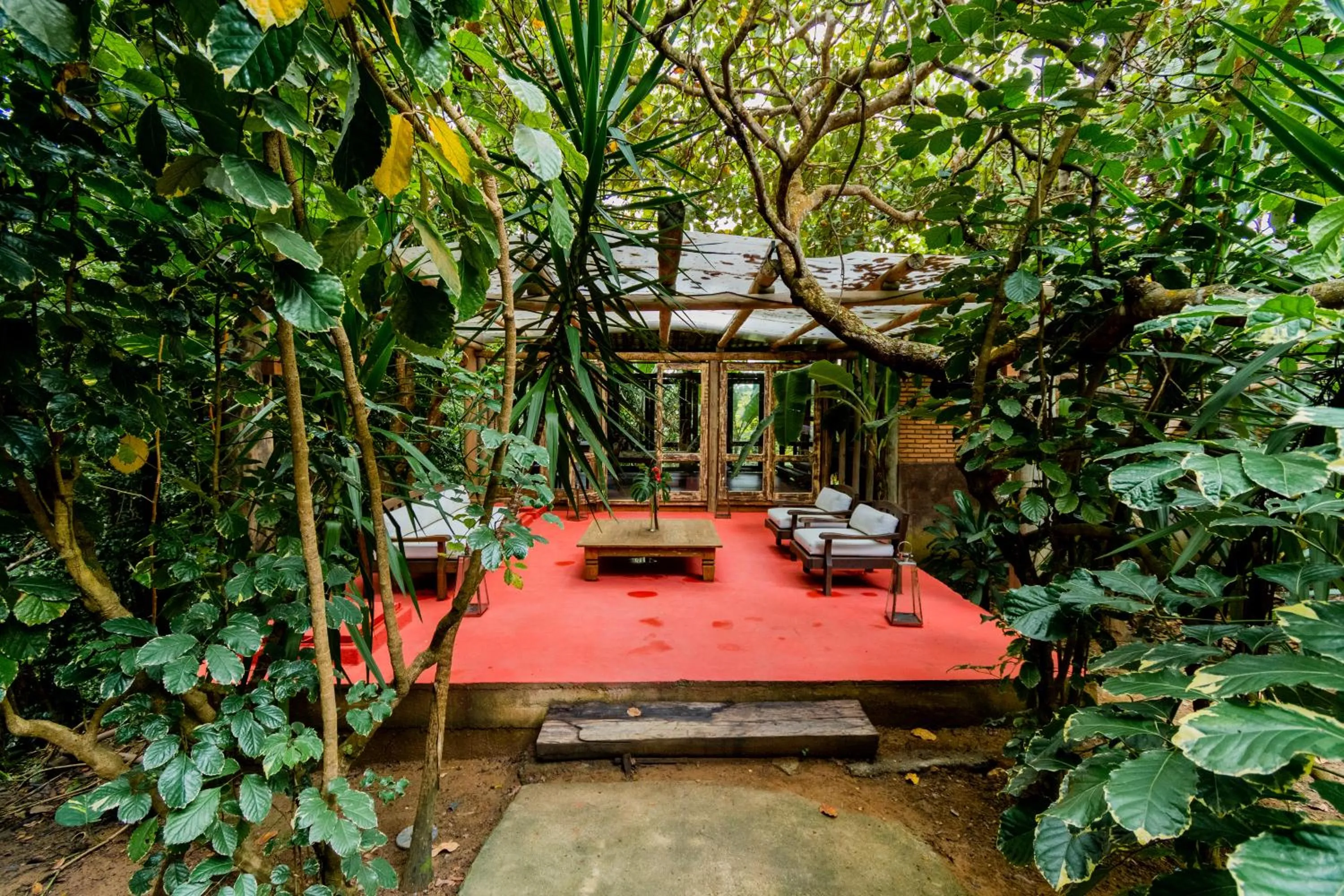 Patio in Pratagy Acqua Park Beach All Inclusive Resort