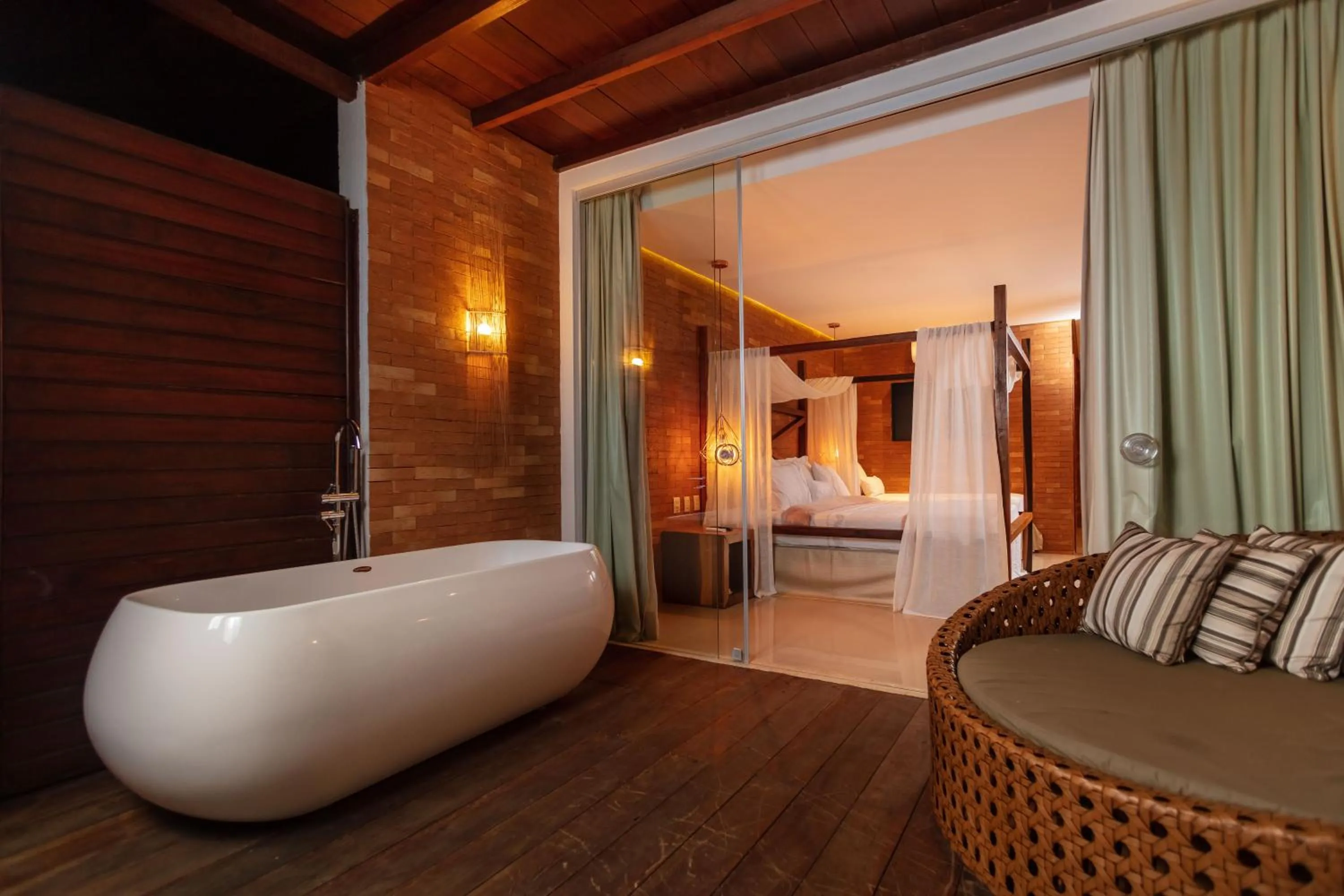 Balcony/Terrace, Bed in Pratagy Acqua Park Beach All Inclusive Resort