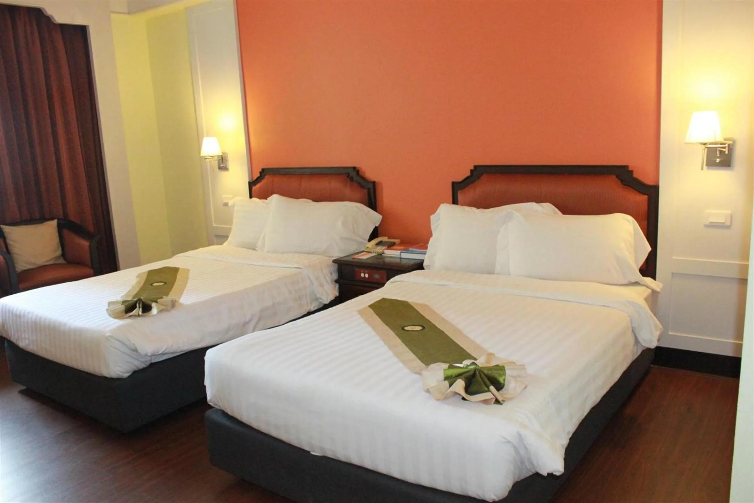 Photo of the whole room, Bed in Charoen Thani Hotel, Khon Kaen